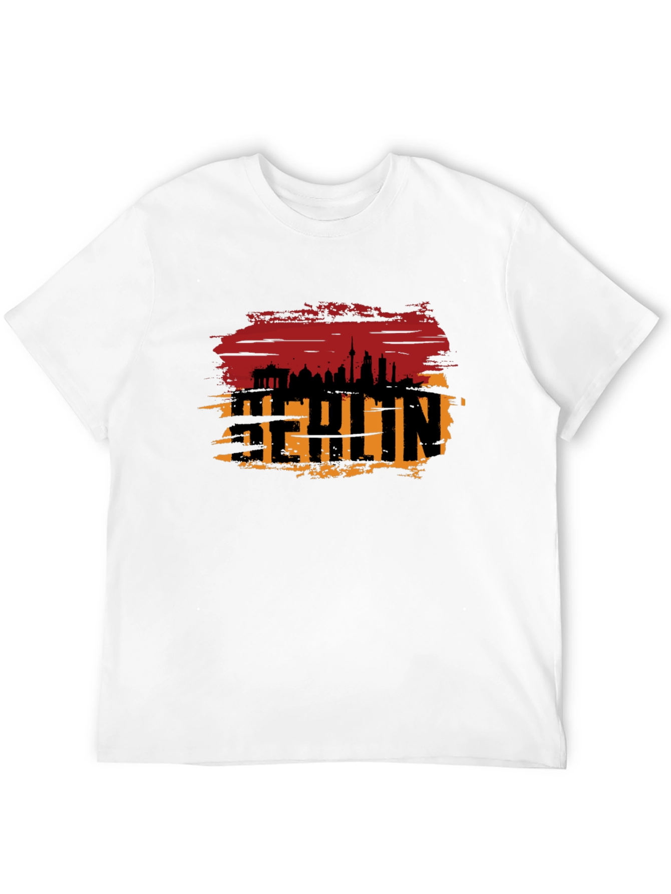 Berlin Skyline T-Shirt - Grunge Style