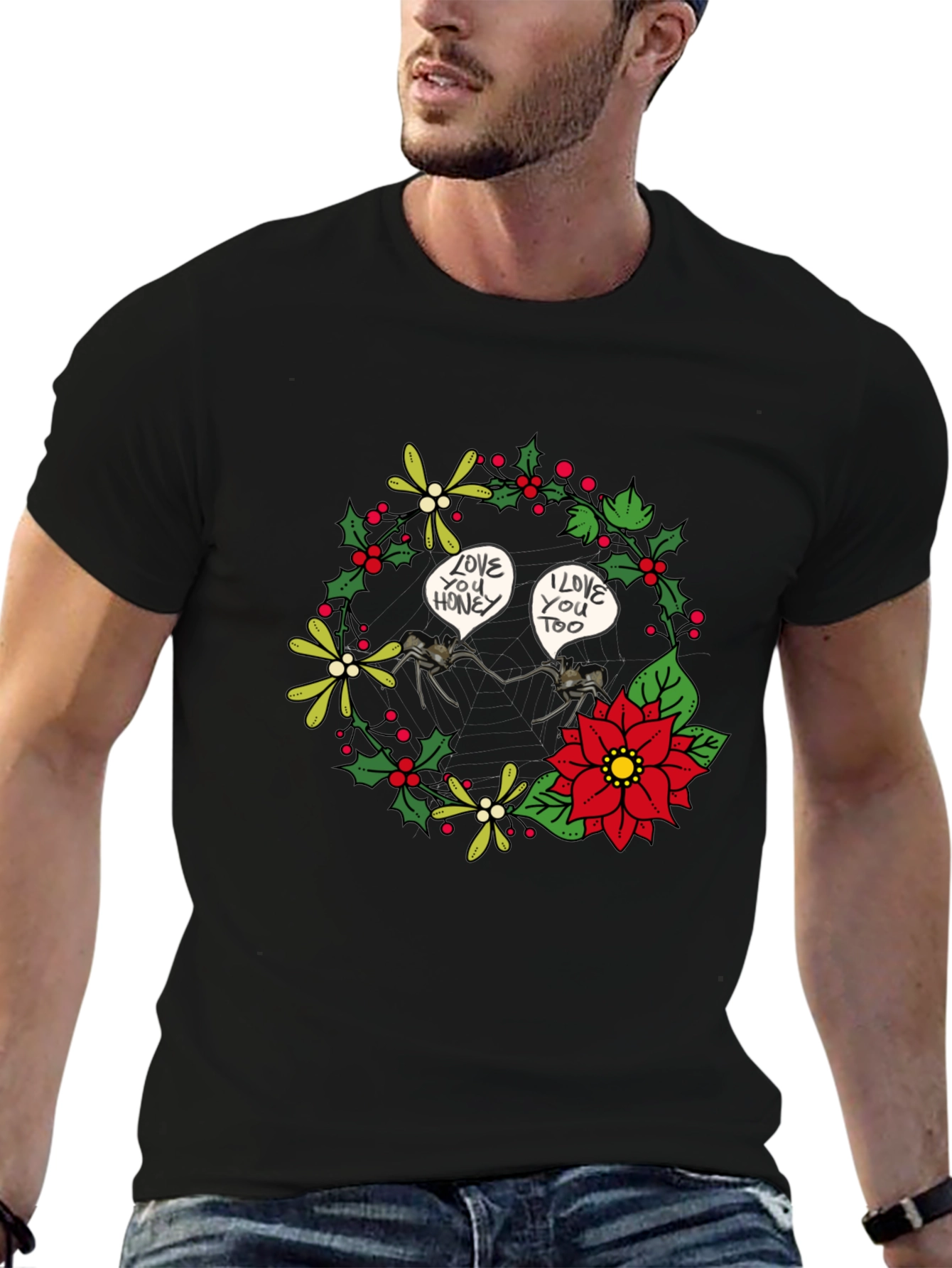Festive Spider Love T-Shirt
