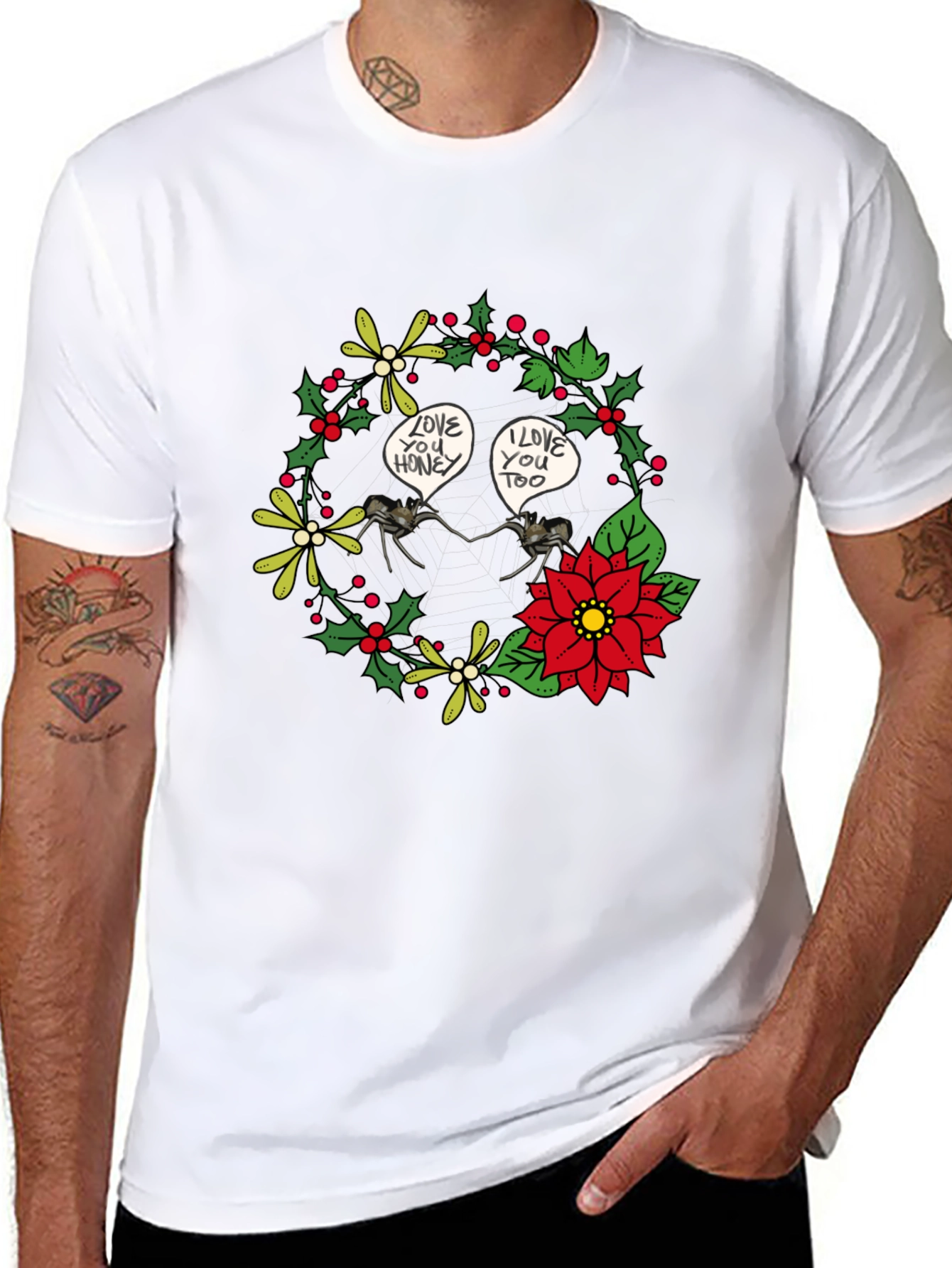 Festive Spider Love T-Shirt