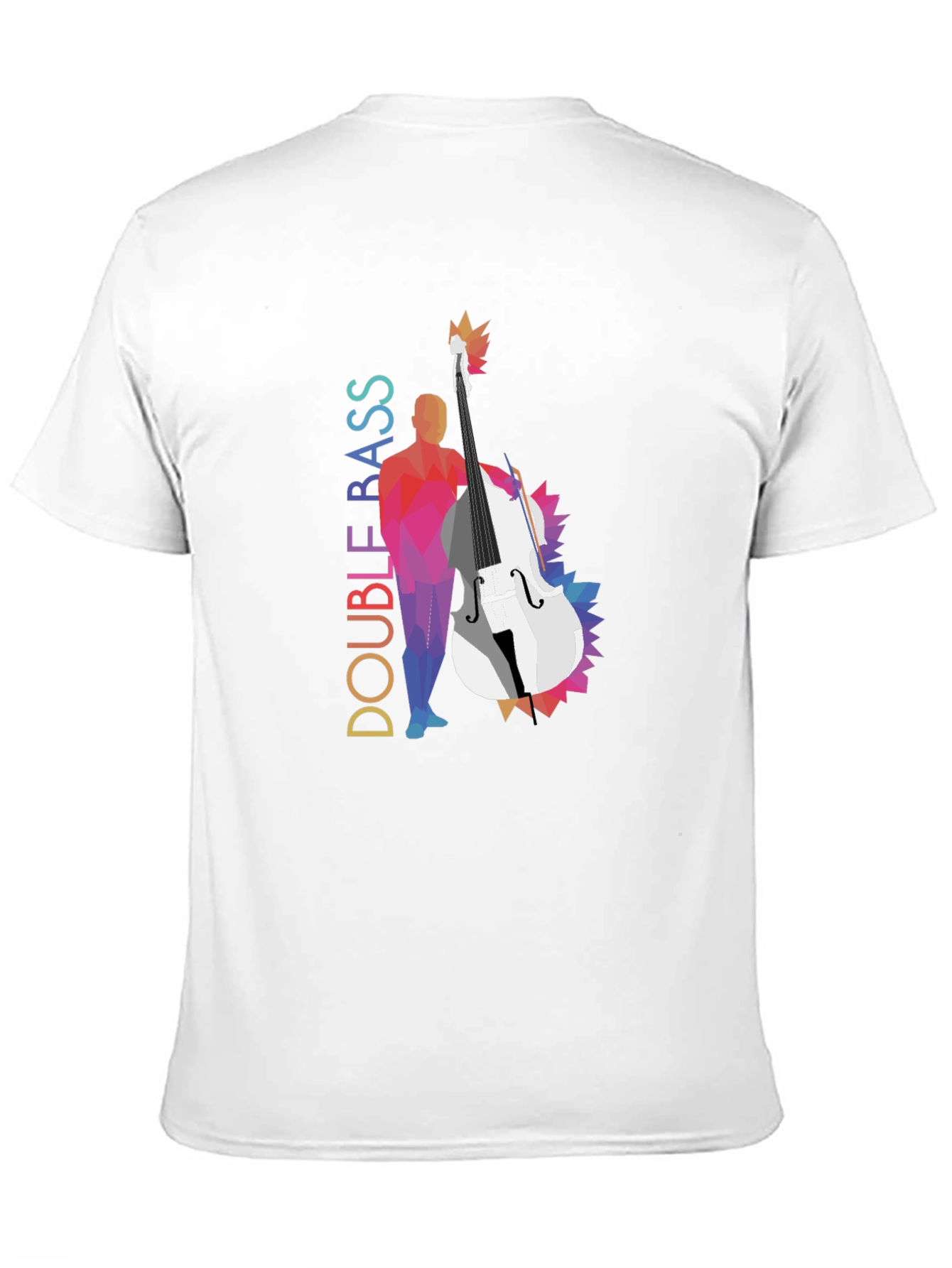Double Bass Graphic Tee - Music Lover T-Shirt