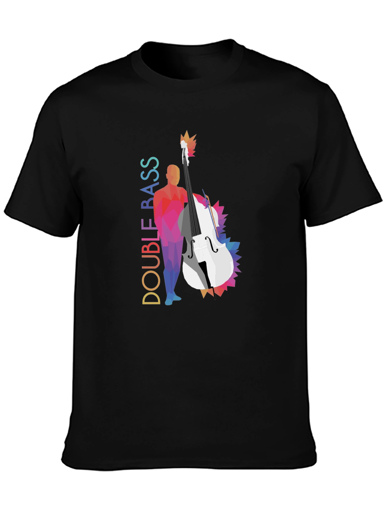 Double Bass Graphic Tee - Music Lover T-Shirt