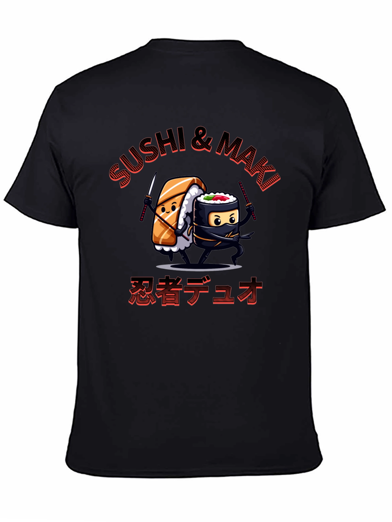 Sushi & Maki Ninja Duo Graphic T-Shirt