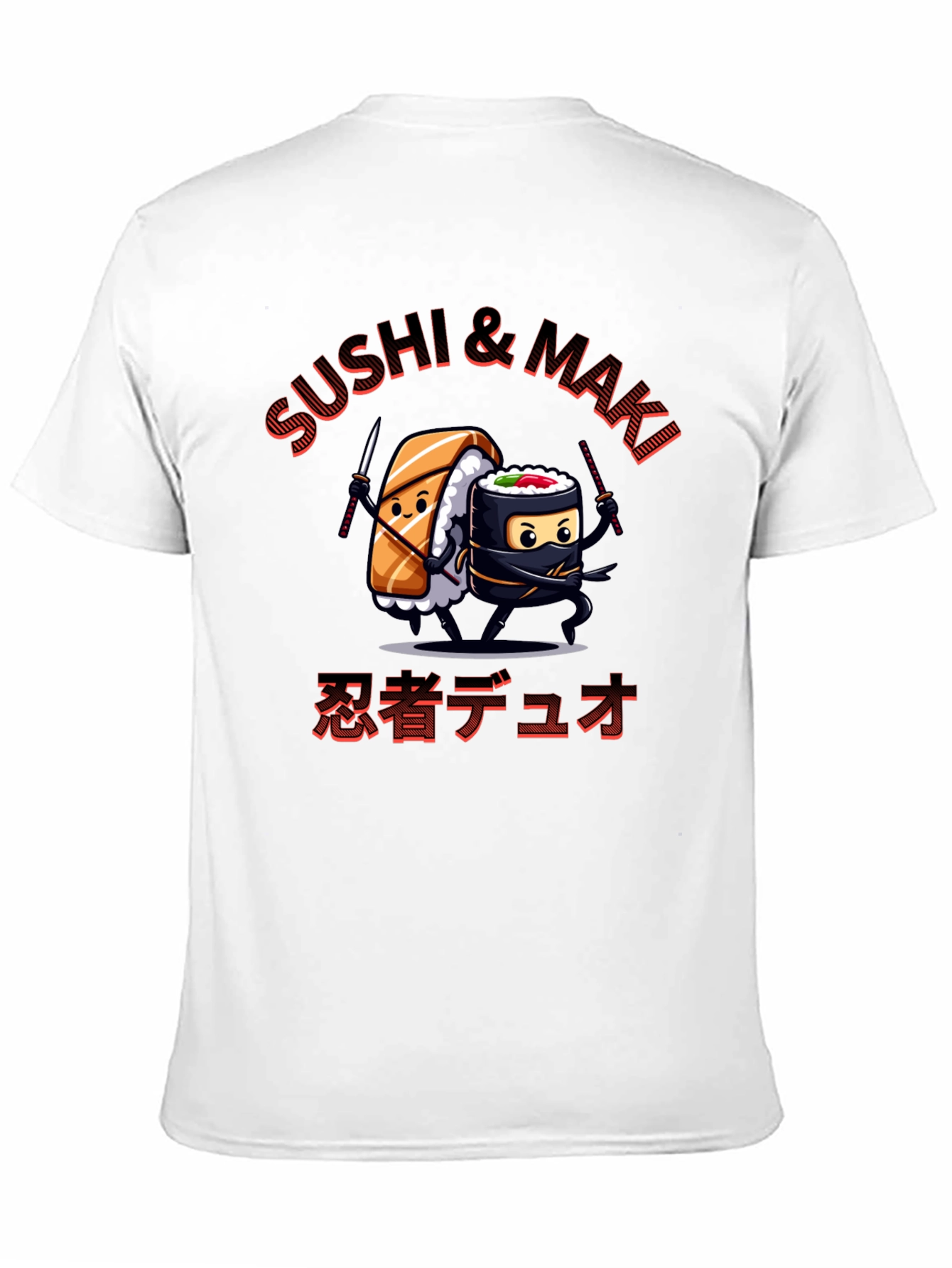 Sushi & Maki Ninja Duo Graphic T-Shirt