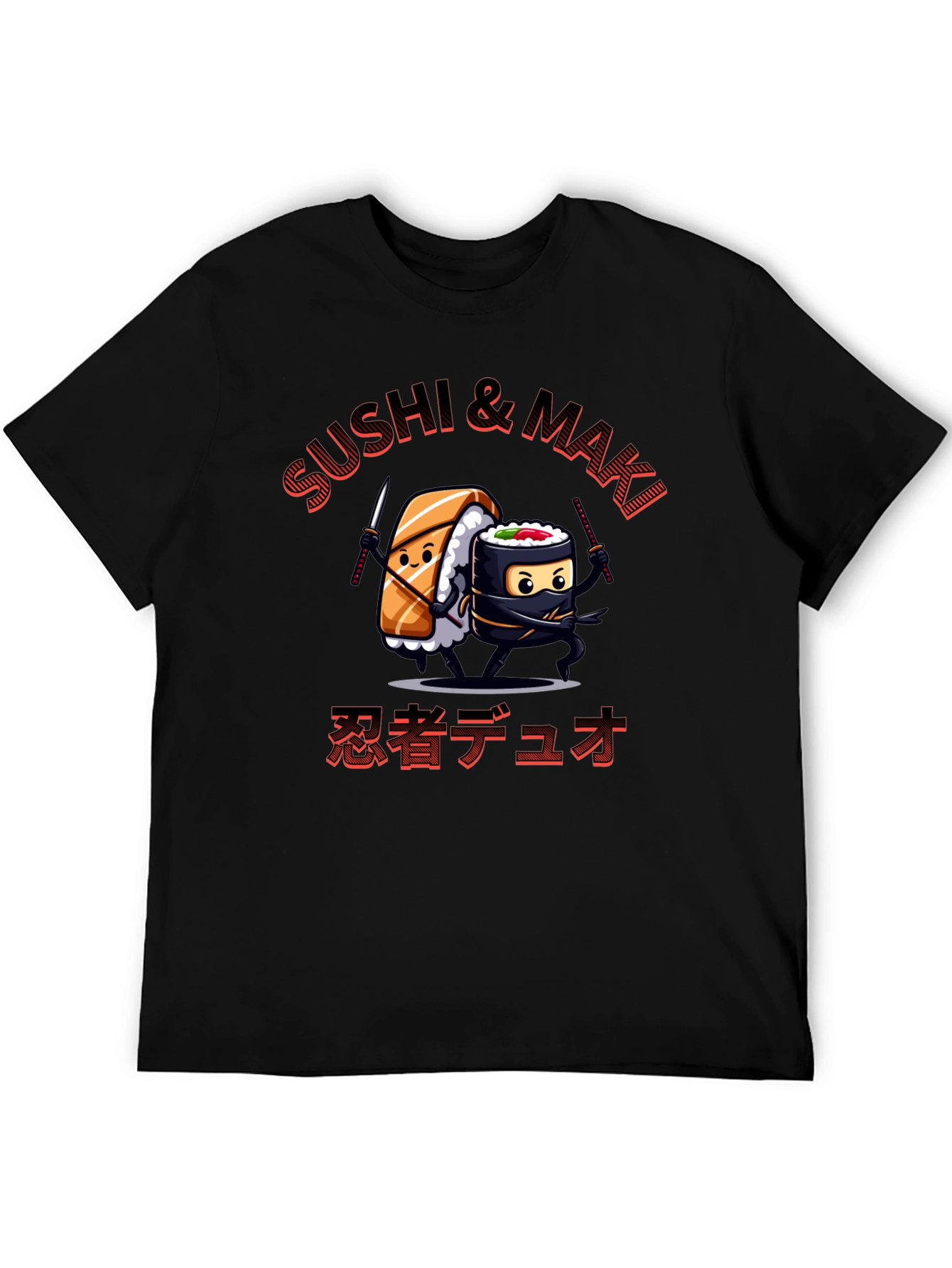 Sushi & Maki Ninja Duo Graphic T-Shirt