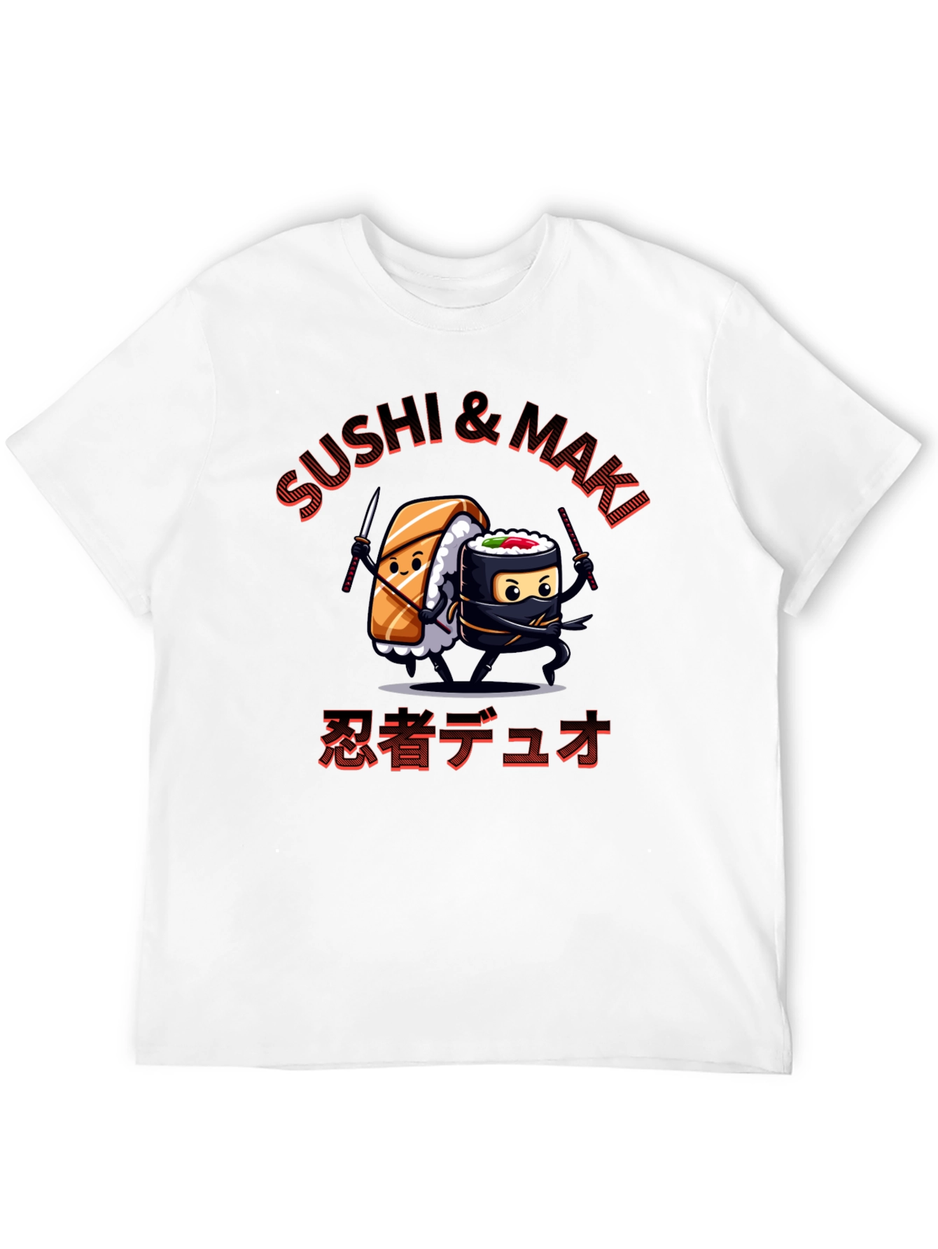 Sushi & Maki Ninja Duo Graphic T-Shirt