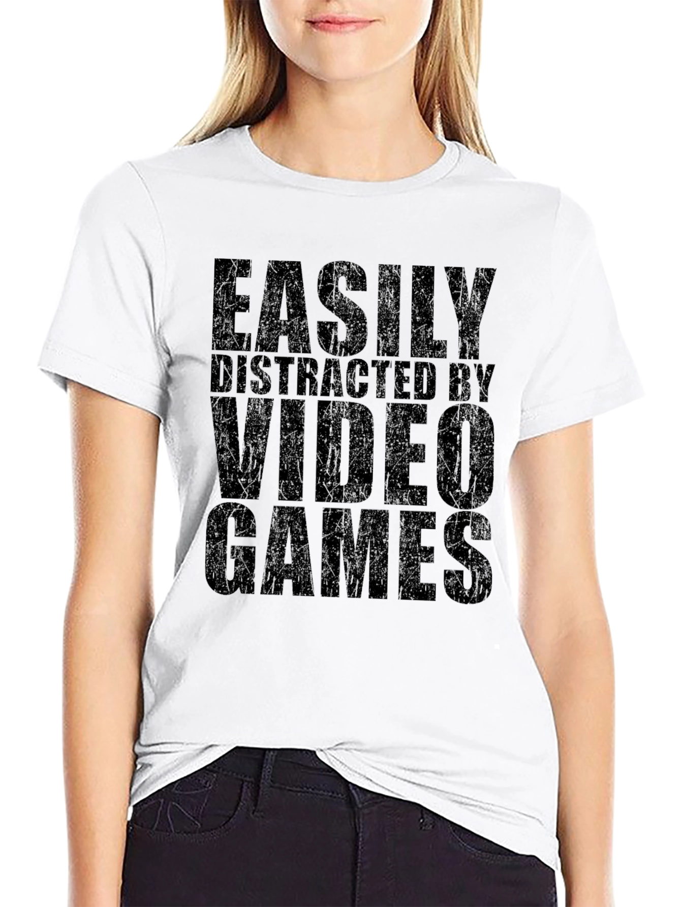 Easily Distracted By Video Games T-Shirt