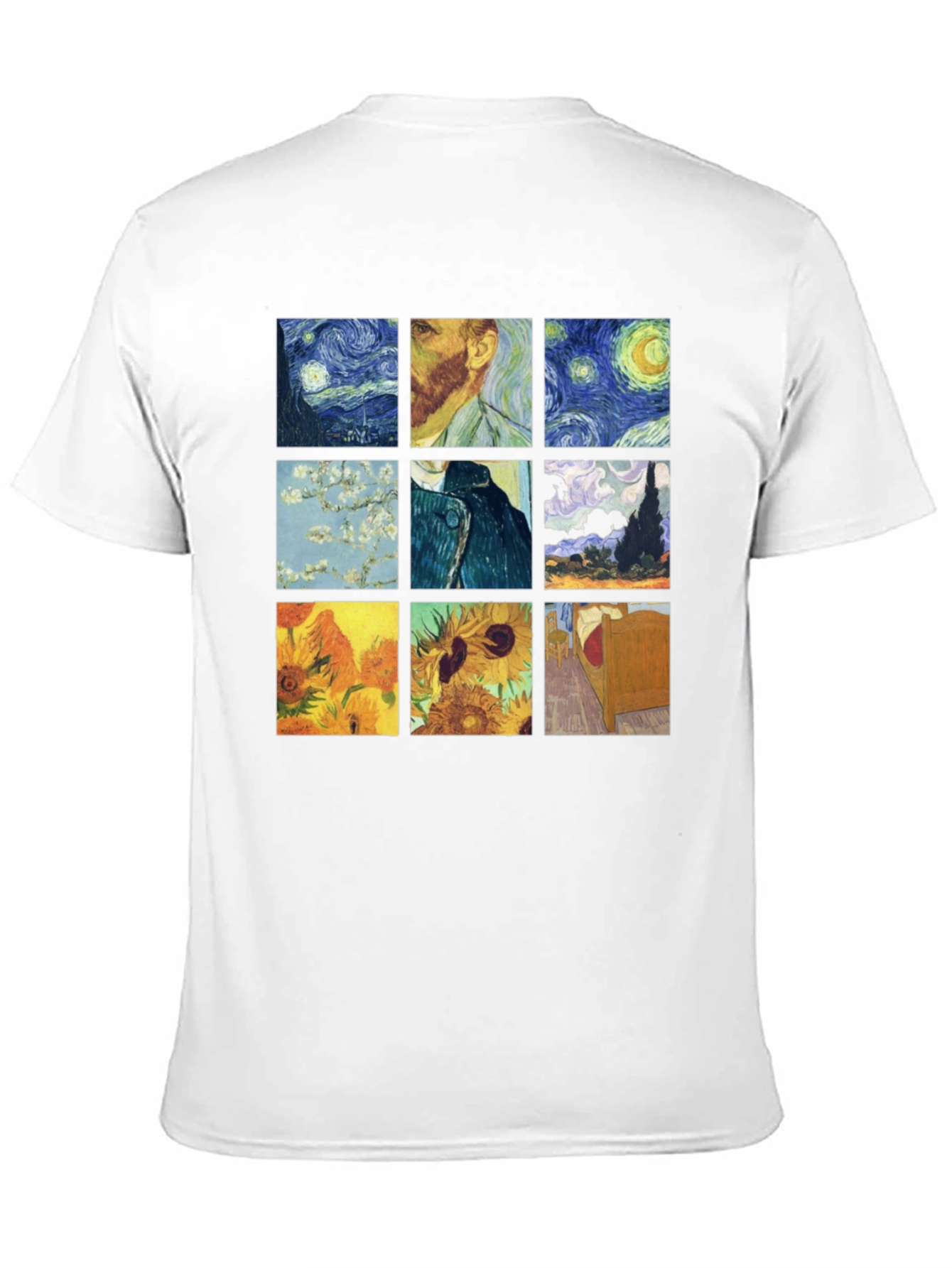 Van Gogh Art T-Shirt: Classic Painting Collage Tee