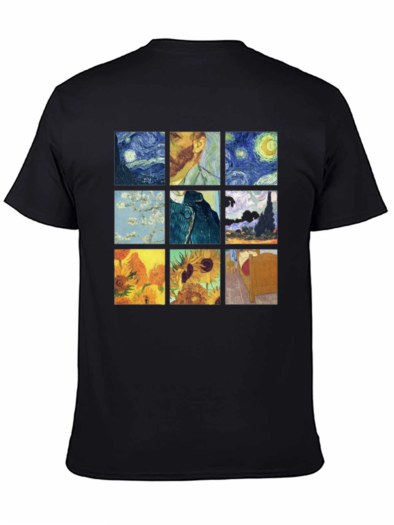 Van Gogh Art T-Shirt: Classic Painting Collage Tee