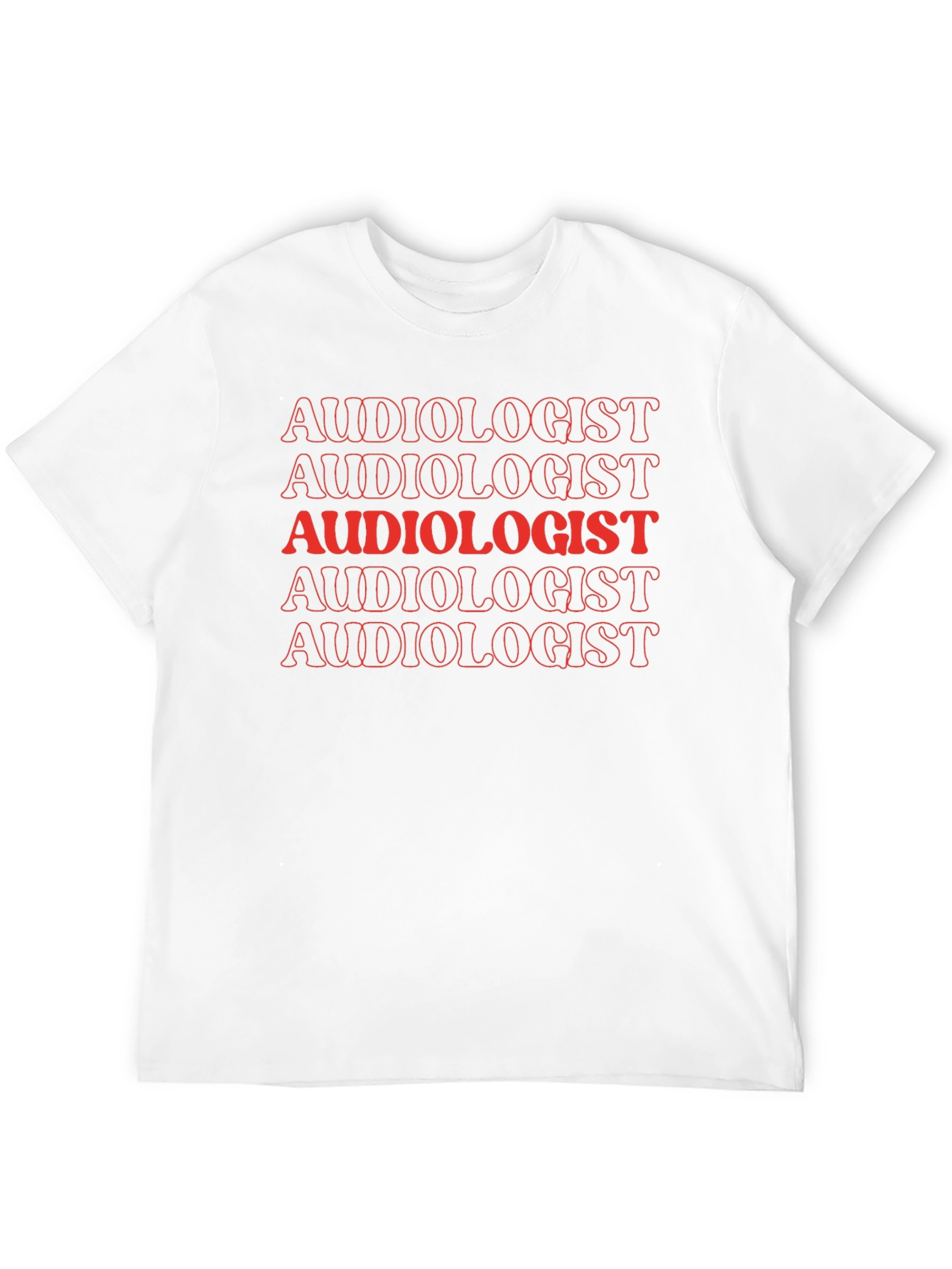 Audiologist Tee - Retro Text Design