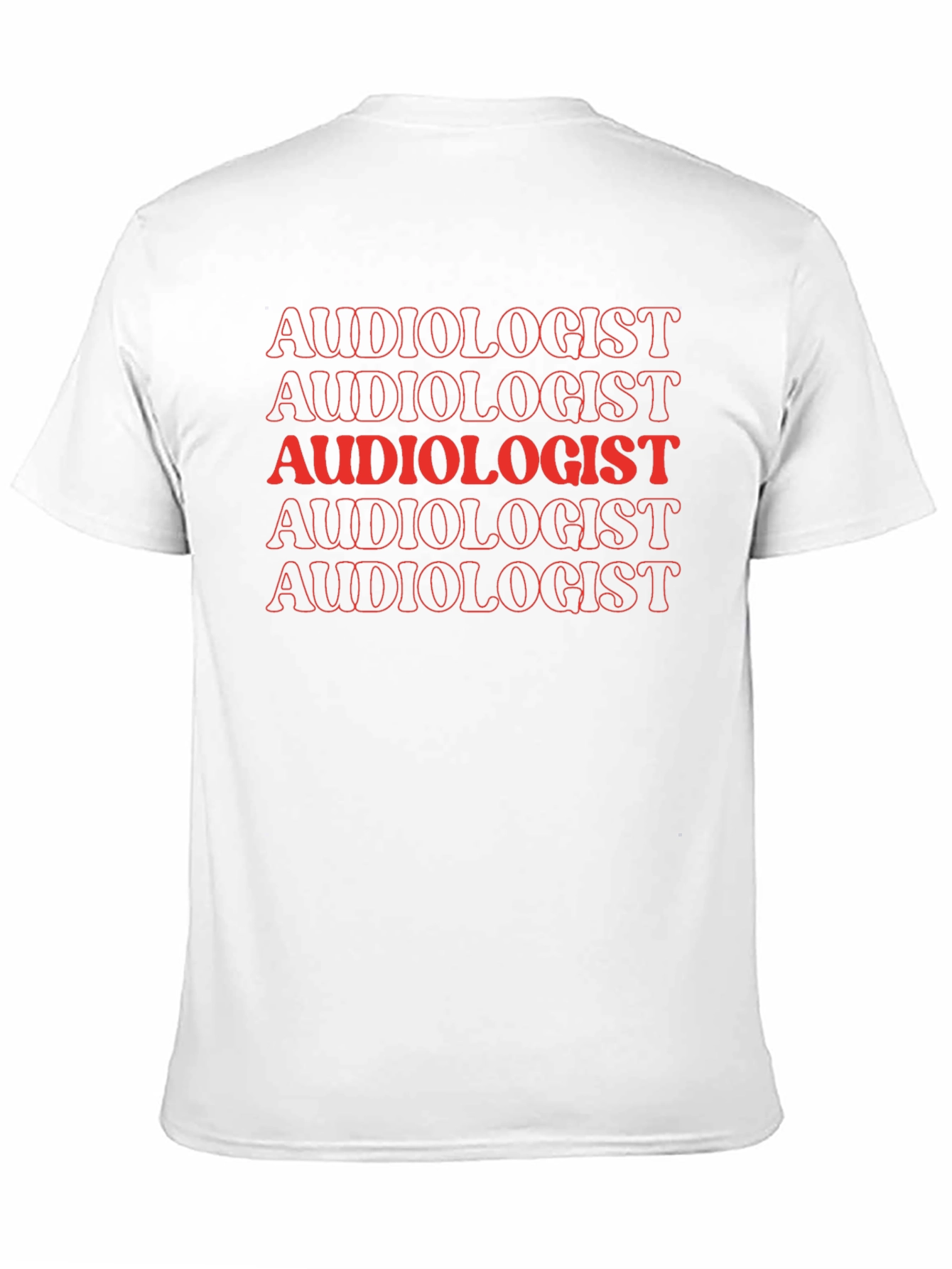 Audiologist Tee - Retro Text Design