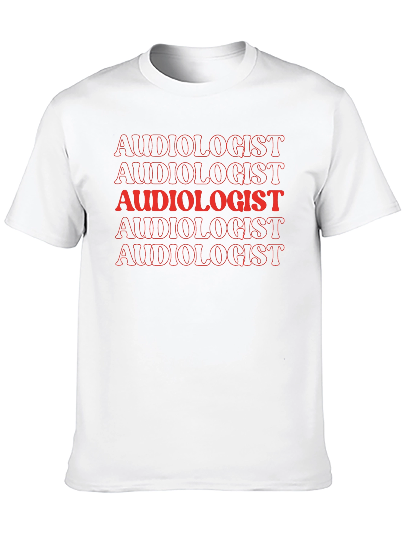 Audiologist Tee - Retro Text Design