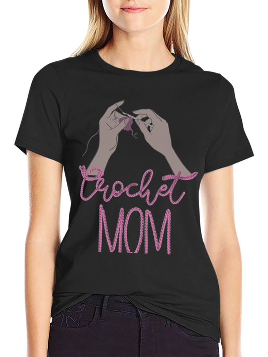 Crochet Mom T-Shirt - Yarn Lover Gift