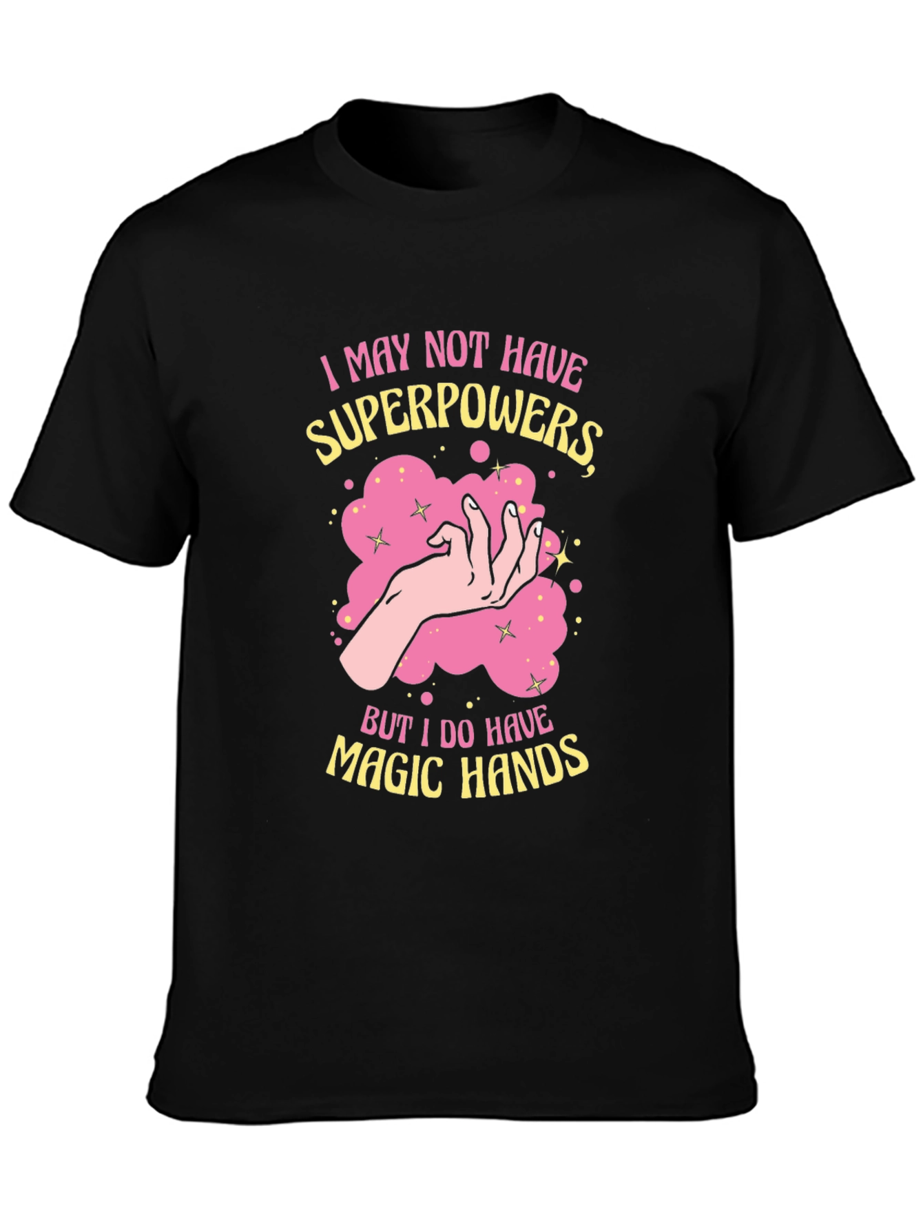 Magic Hands Graphic Tee - Black