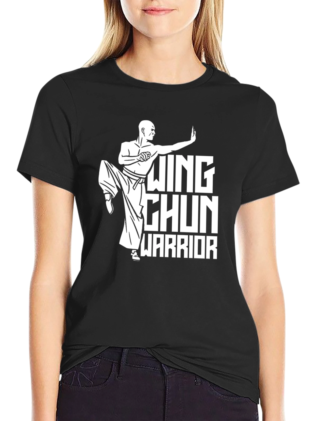 Wing Chun Warrior Graphic T-Shirt Martial Arts Tee