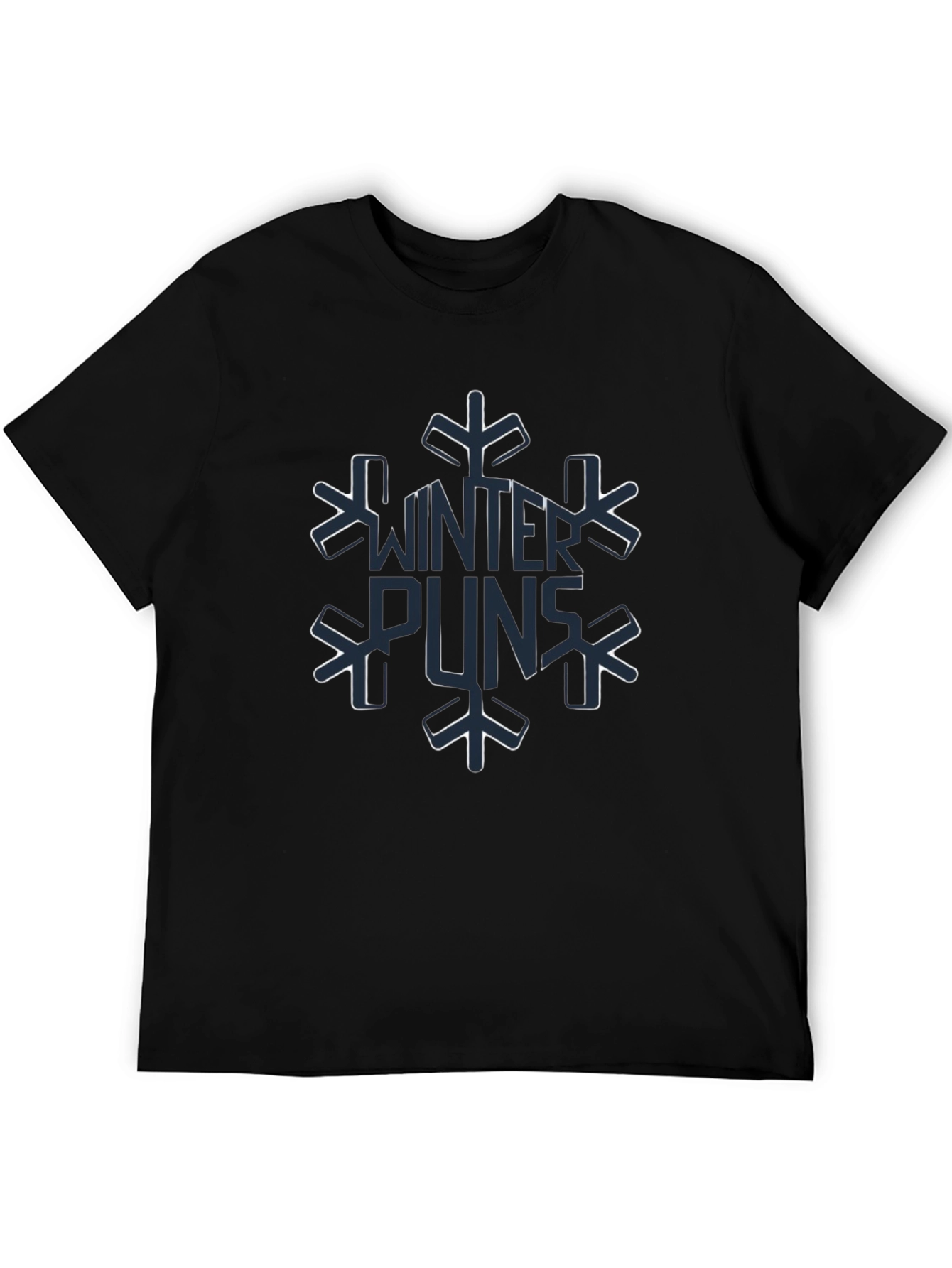 Winter Puns Snowflake Graphic Tee
