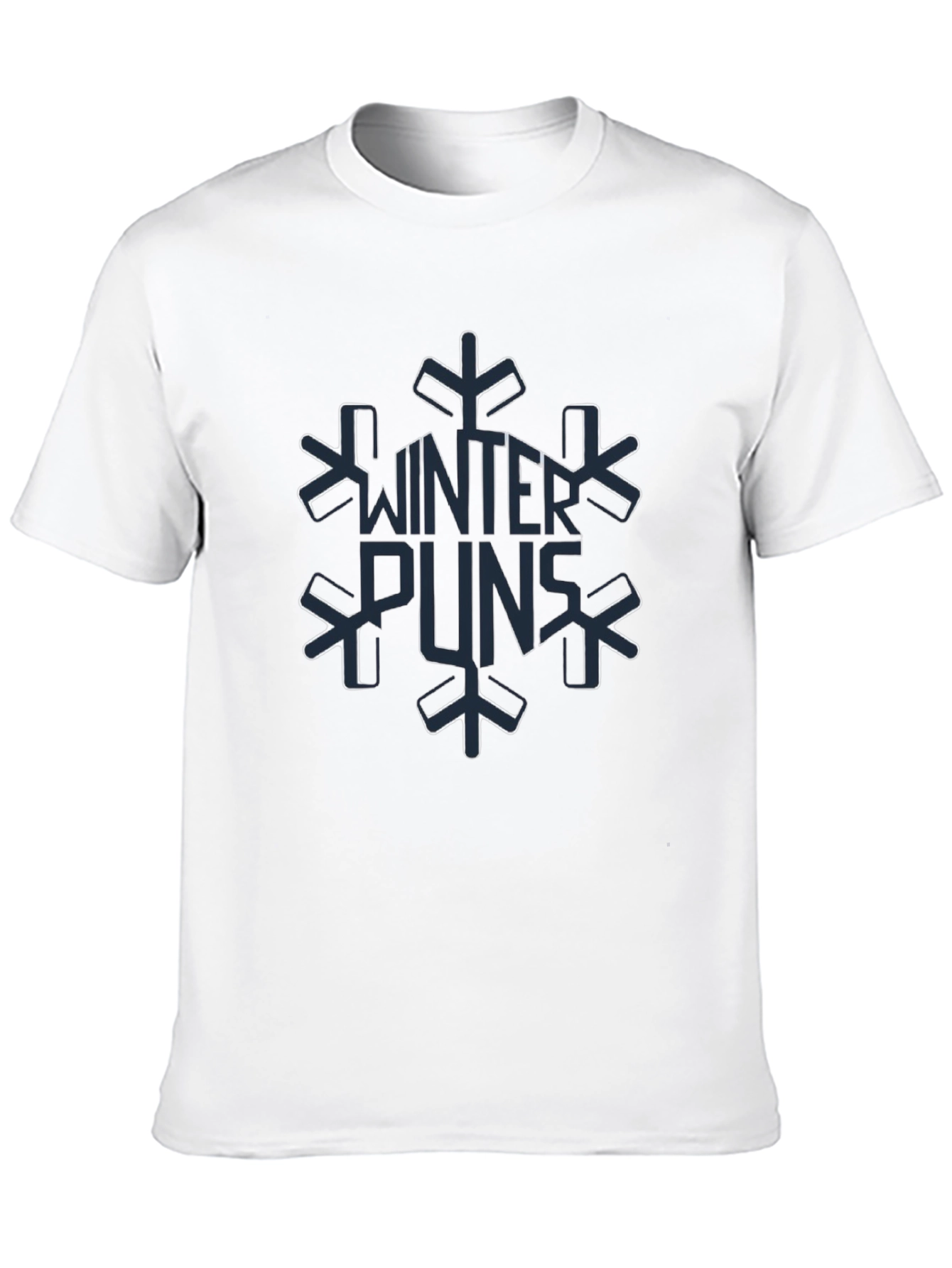 Winter Puns Snowflake Graphic Tee