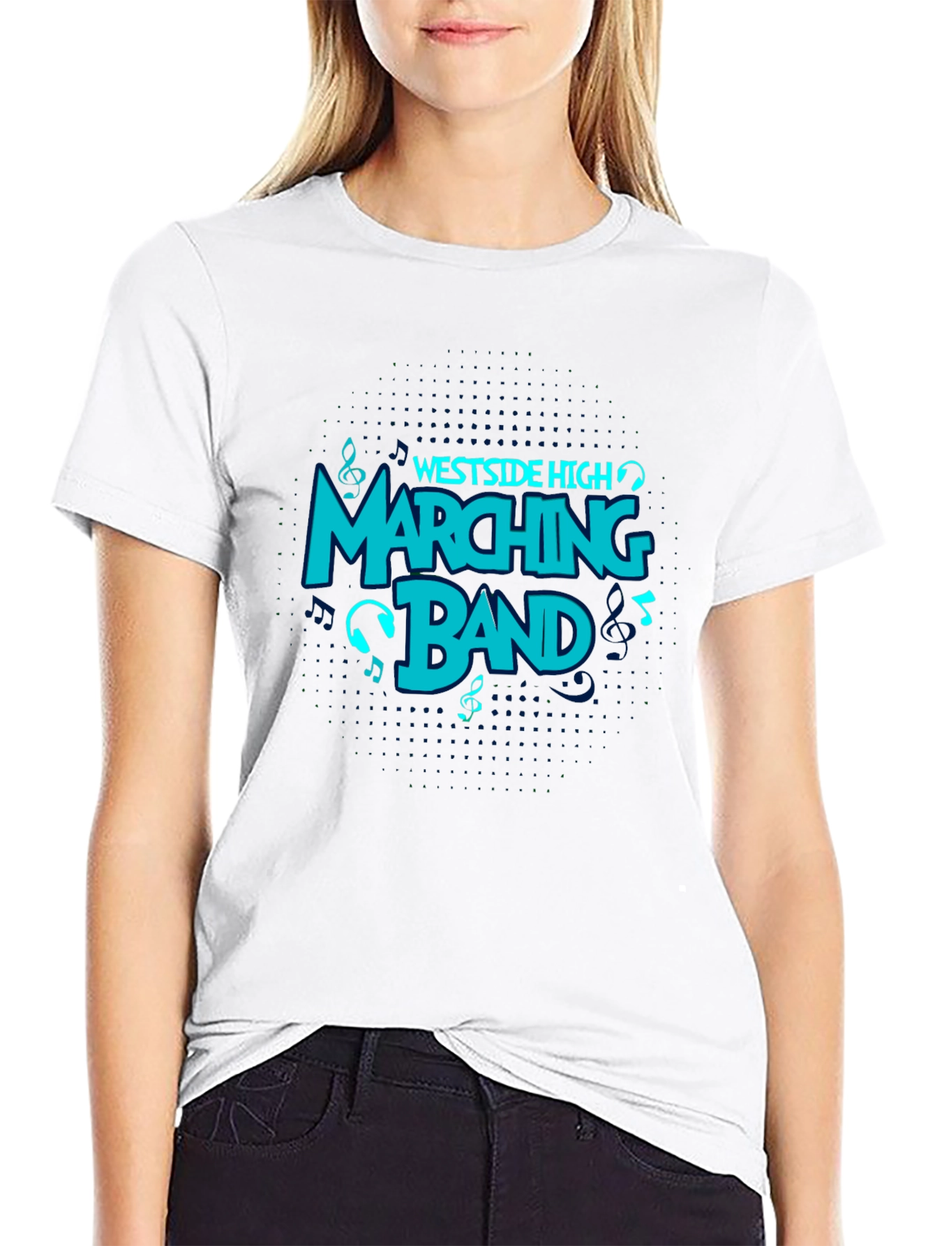 Westside High Marching Band Black T-Shirt