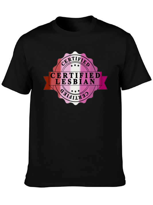 Certified Lesbian T-Shirt - Pride LGBTQ+ Tee