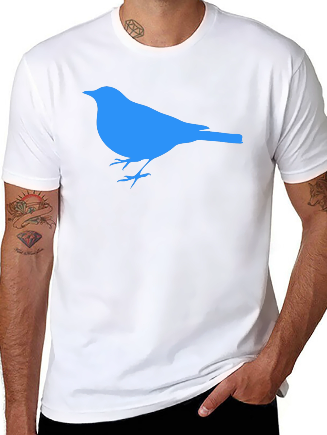 Blue Bird Graphic T-Shirt