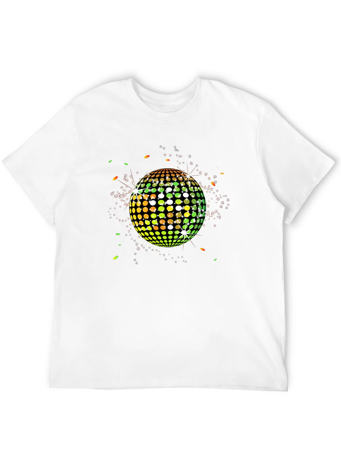 Retro Disco Ball Graphic T-Shirt