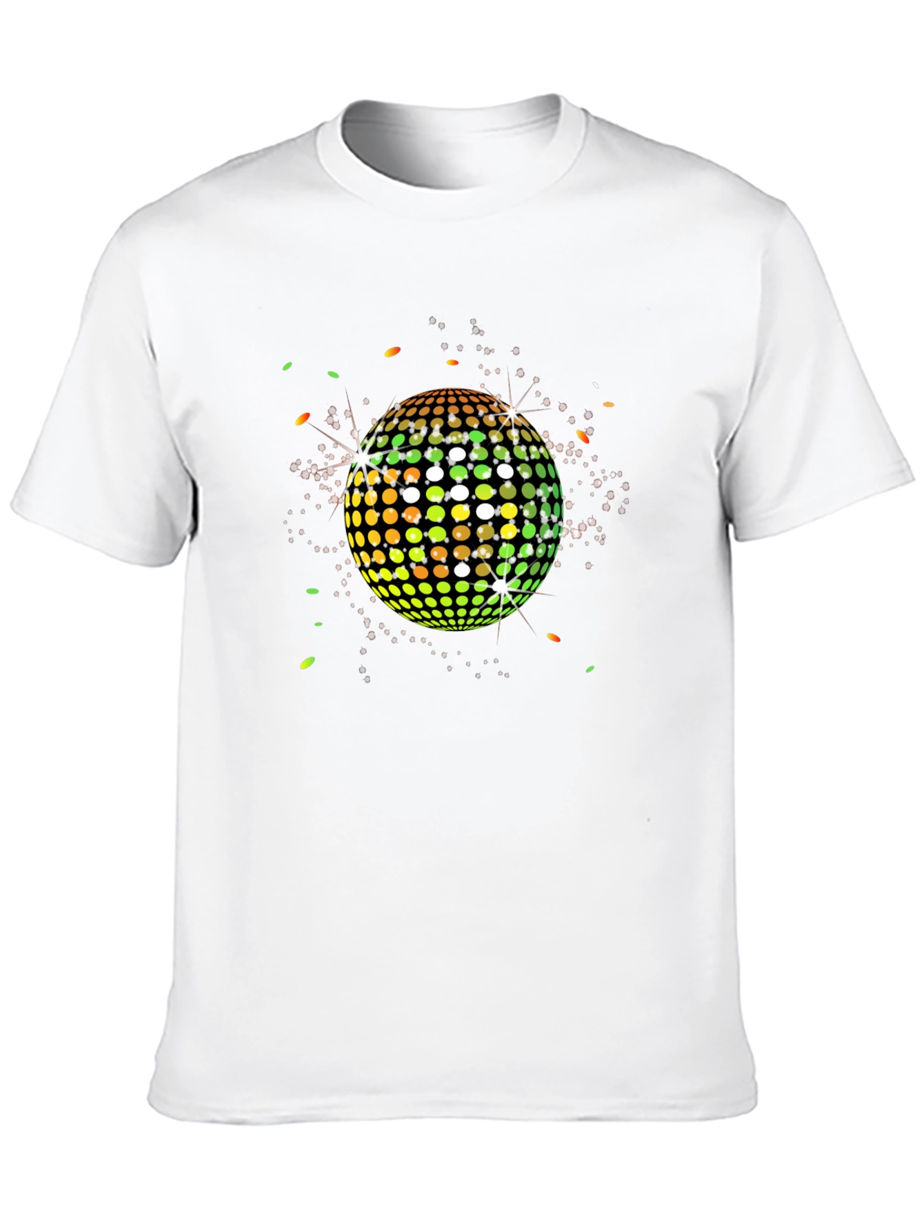 Retro Disco Ball Graphic T-Shirt