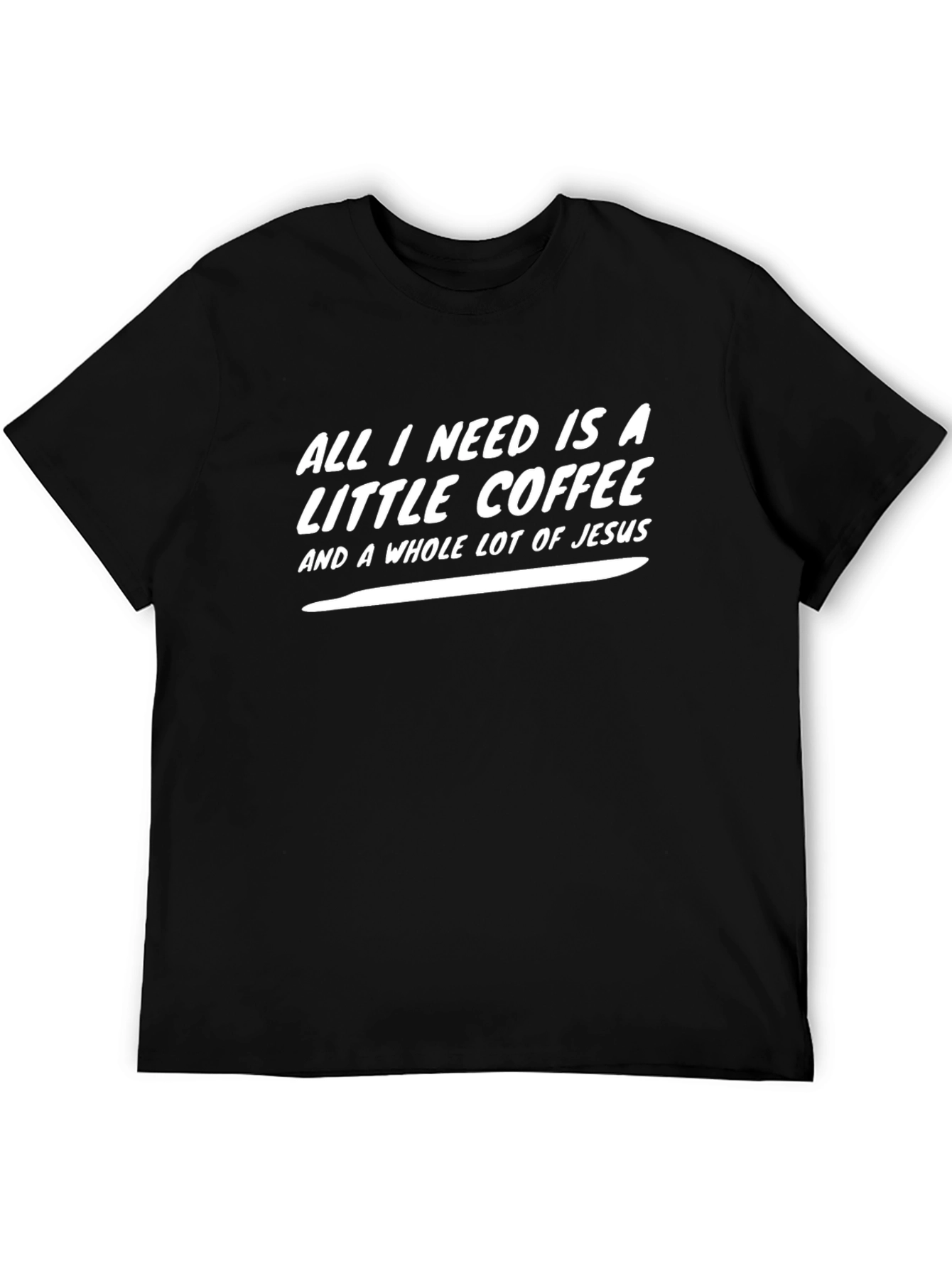 Coffee & Jesus Graphic T-Shirt - Christian Apparel