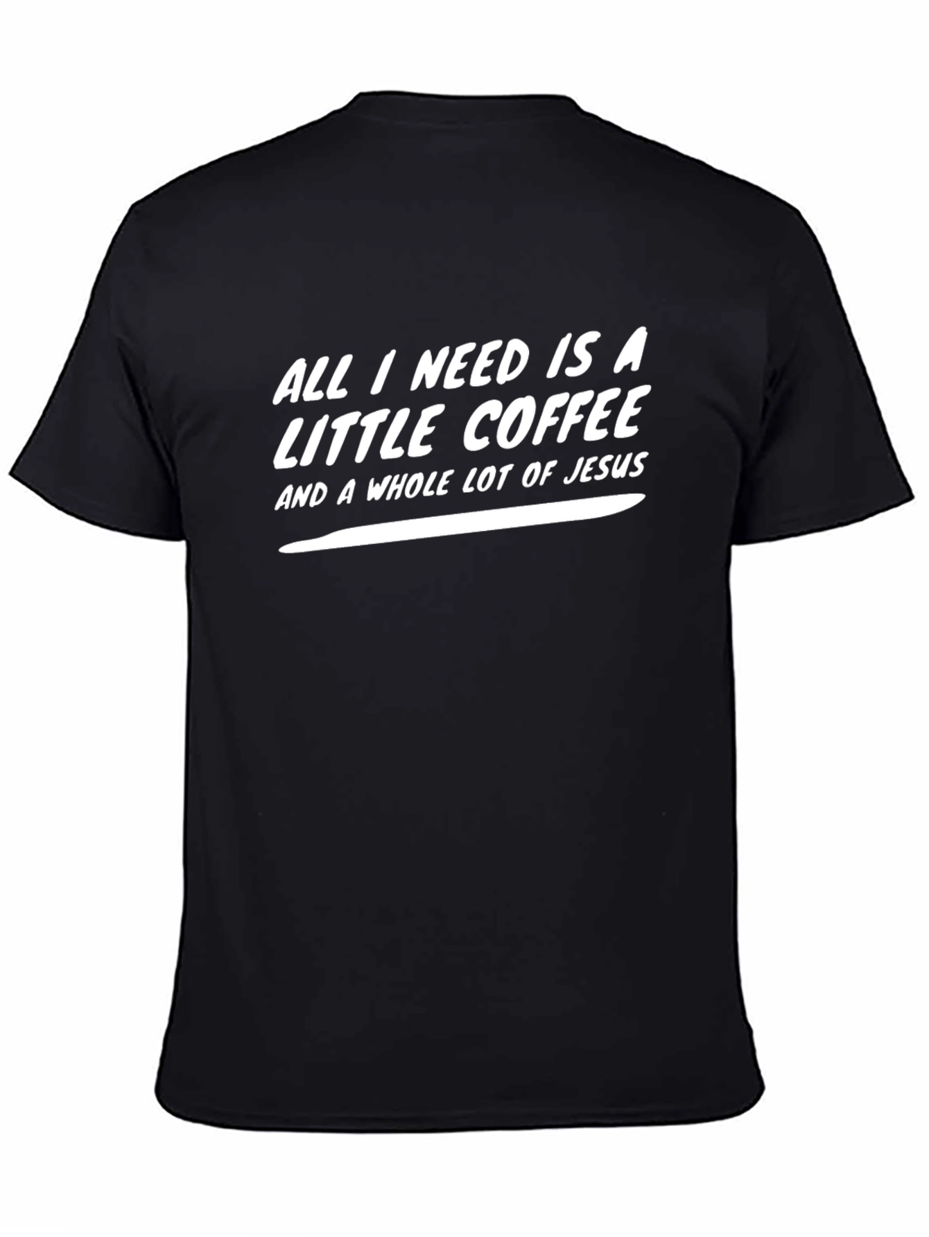 Coffee & Jesus Graphic T-Shirt - Christian Apparel