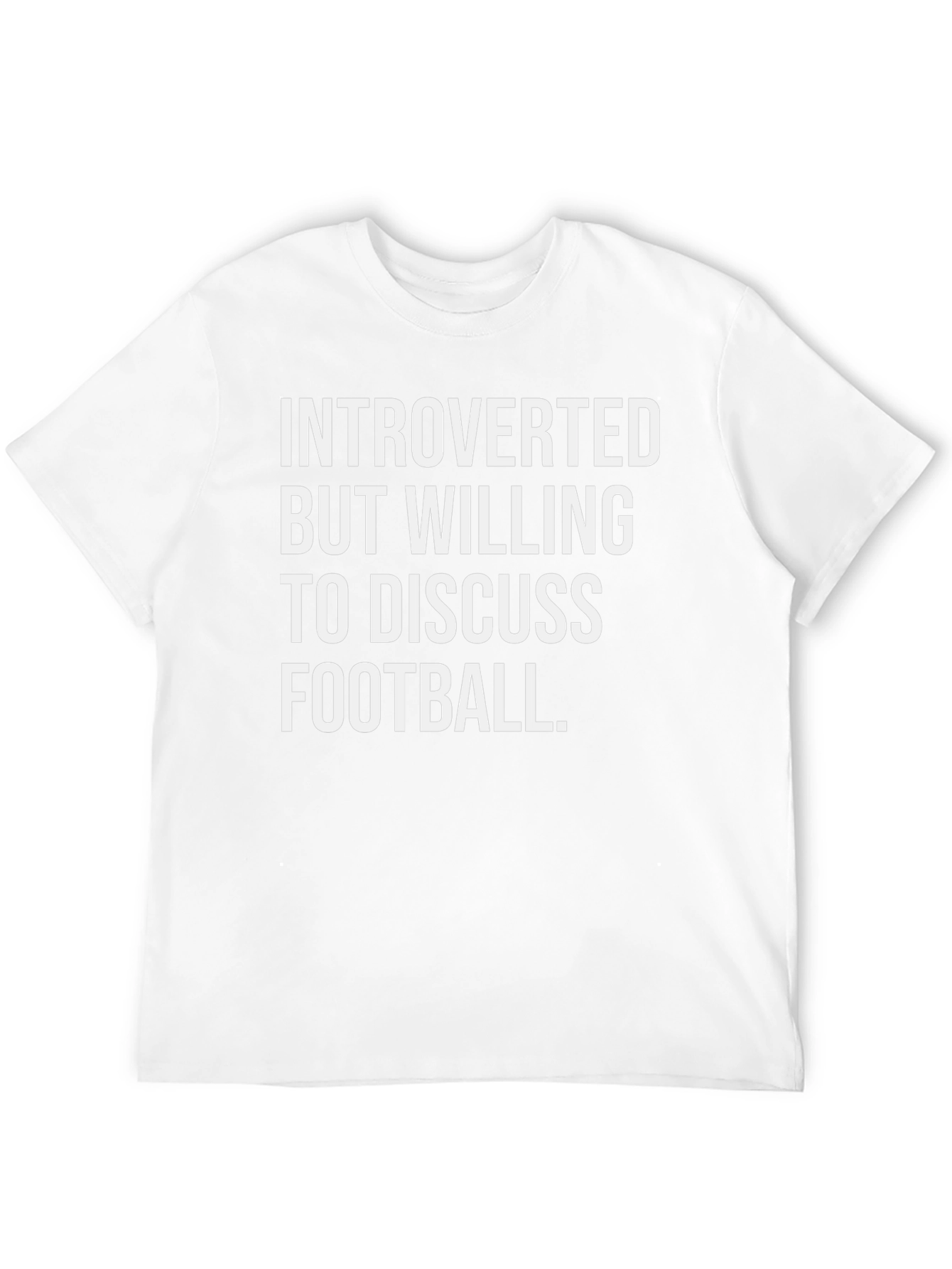 Introverted Football Fan T-Shirt