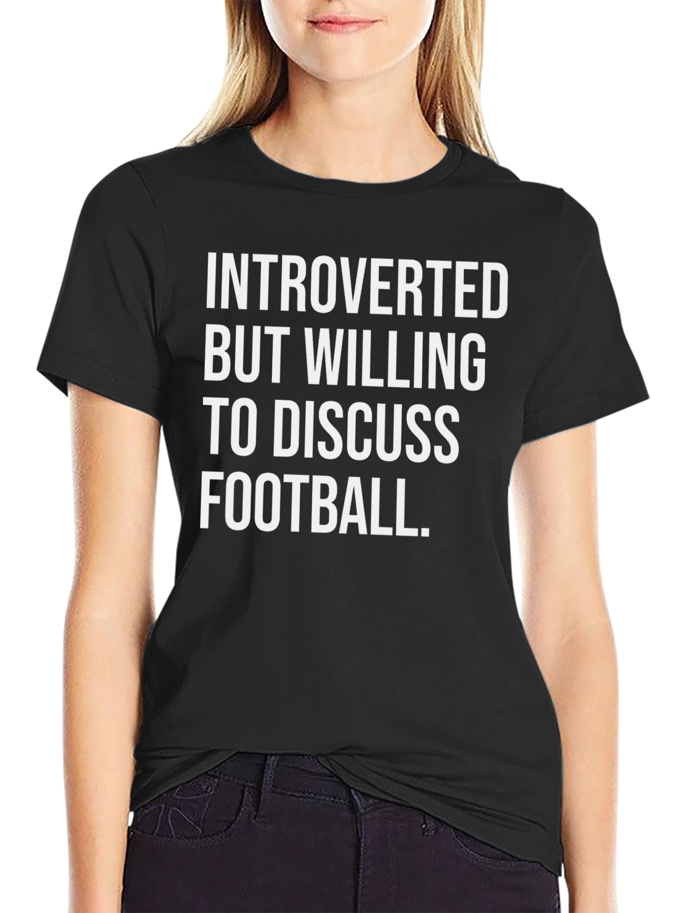 Introverted Football Fan T-Shirt