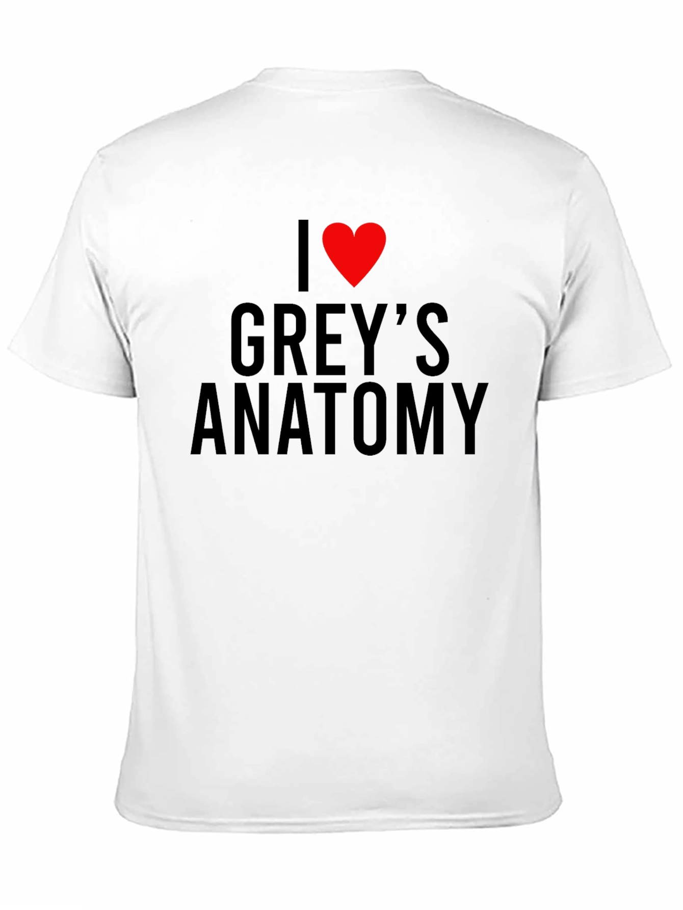 I Heart Greys Anatomy Black T-Shirt