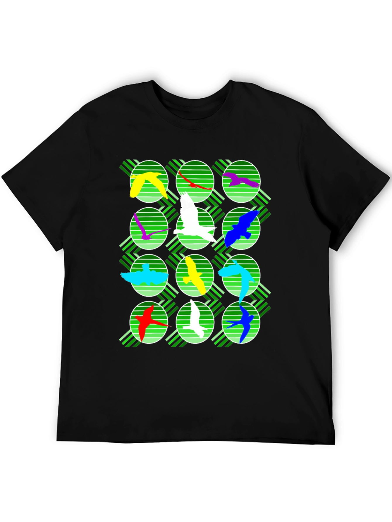 Retro Bird Circle Graphic Tee