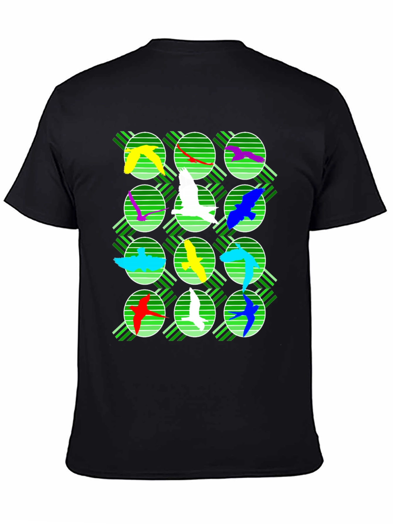 Retro Bird Circle Graphic Tee