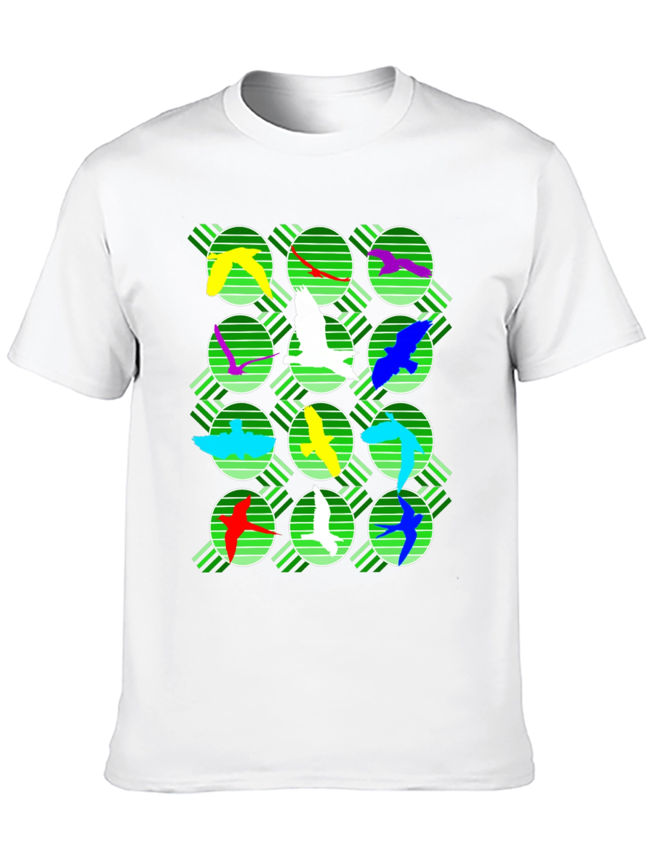 Retro Bird Circle Graphic Tee