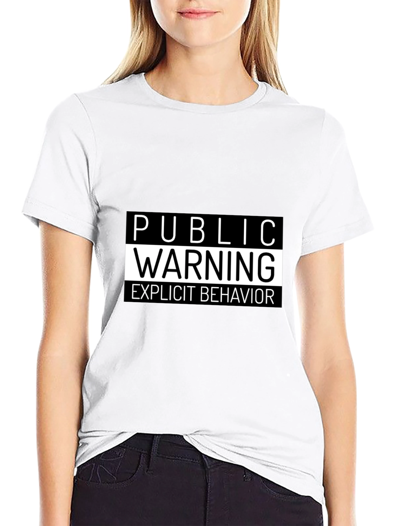 Public Warning Explicit Behavior T-Shirt
