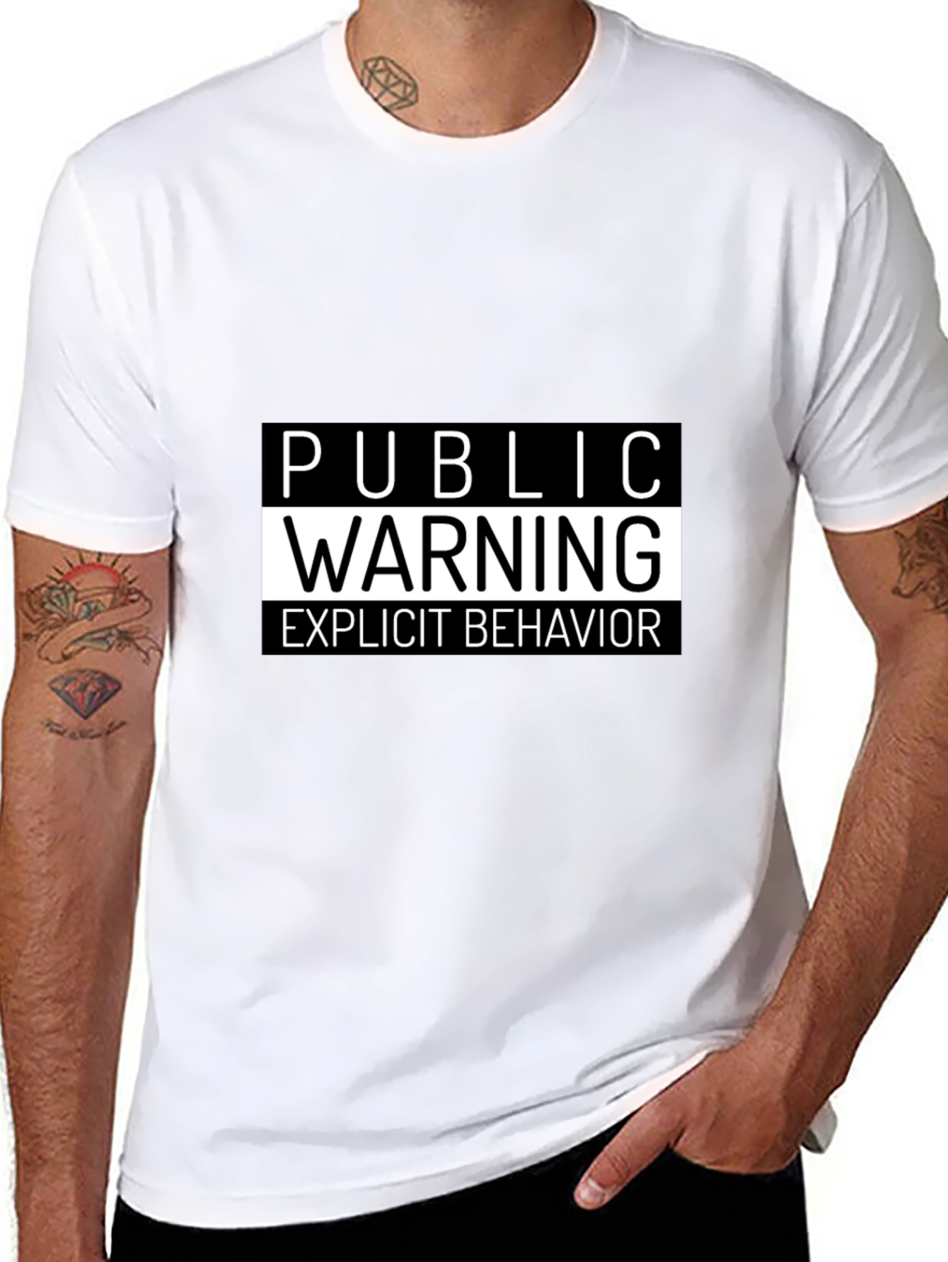 Public Warning Explicit Behavior T-Shirt