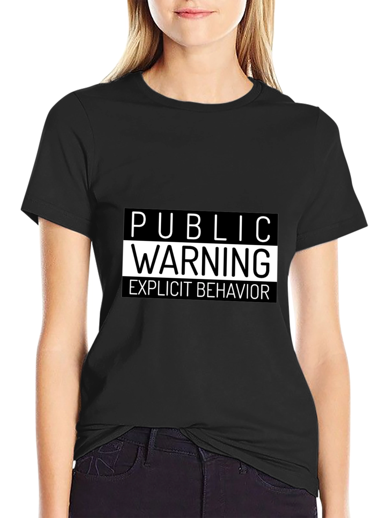 Public Warning Explicit Behavior T-Shirt