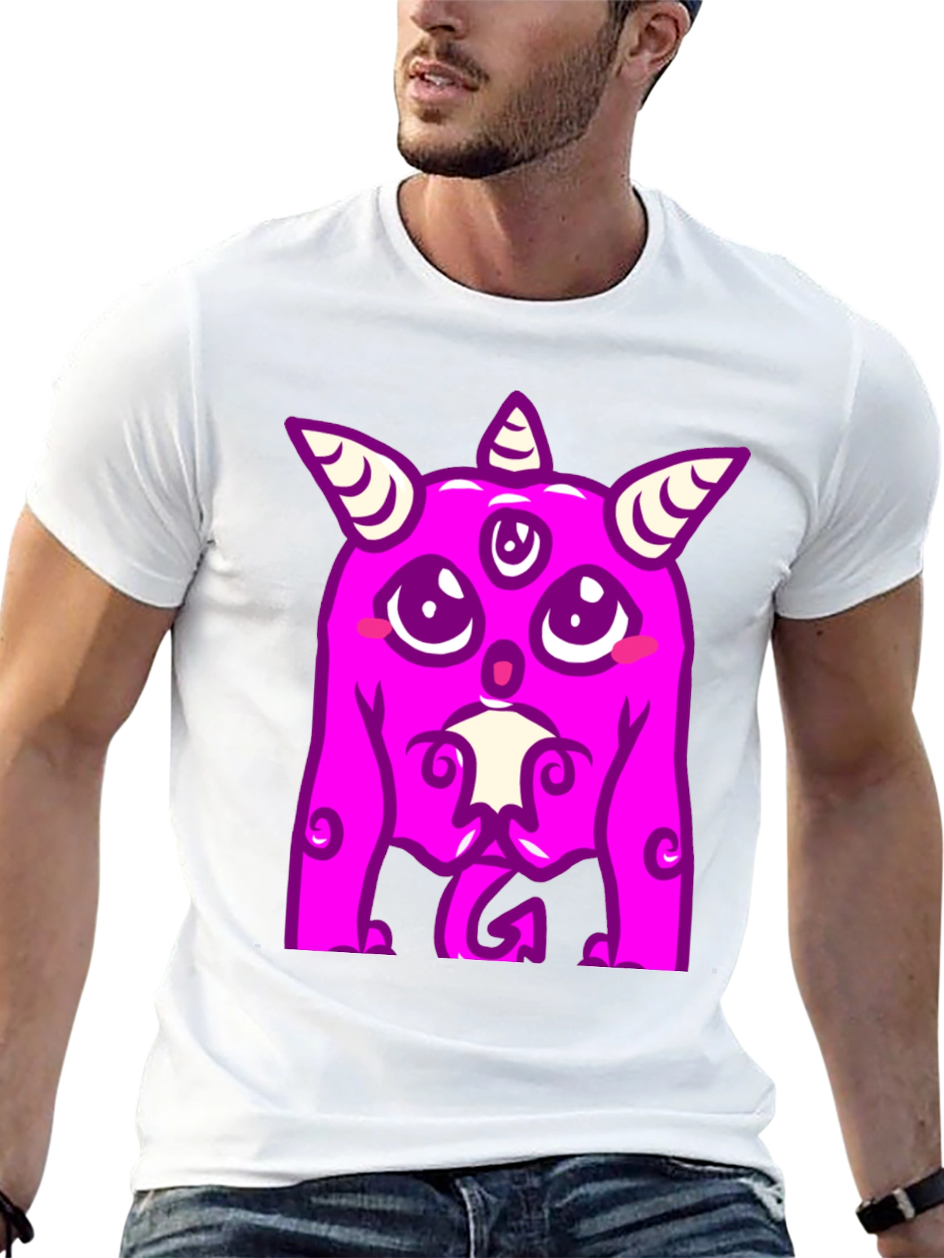 Monster Graphic Tee - Unique Design