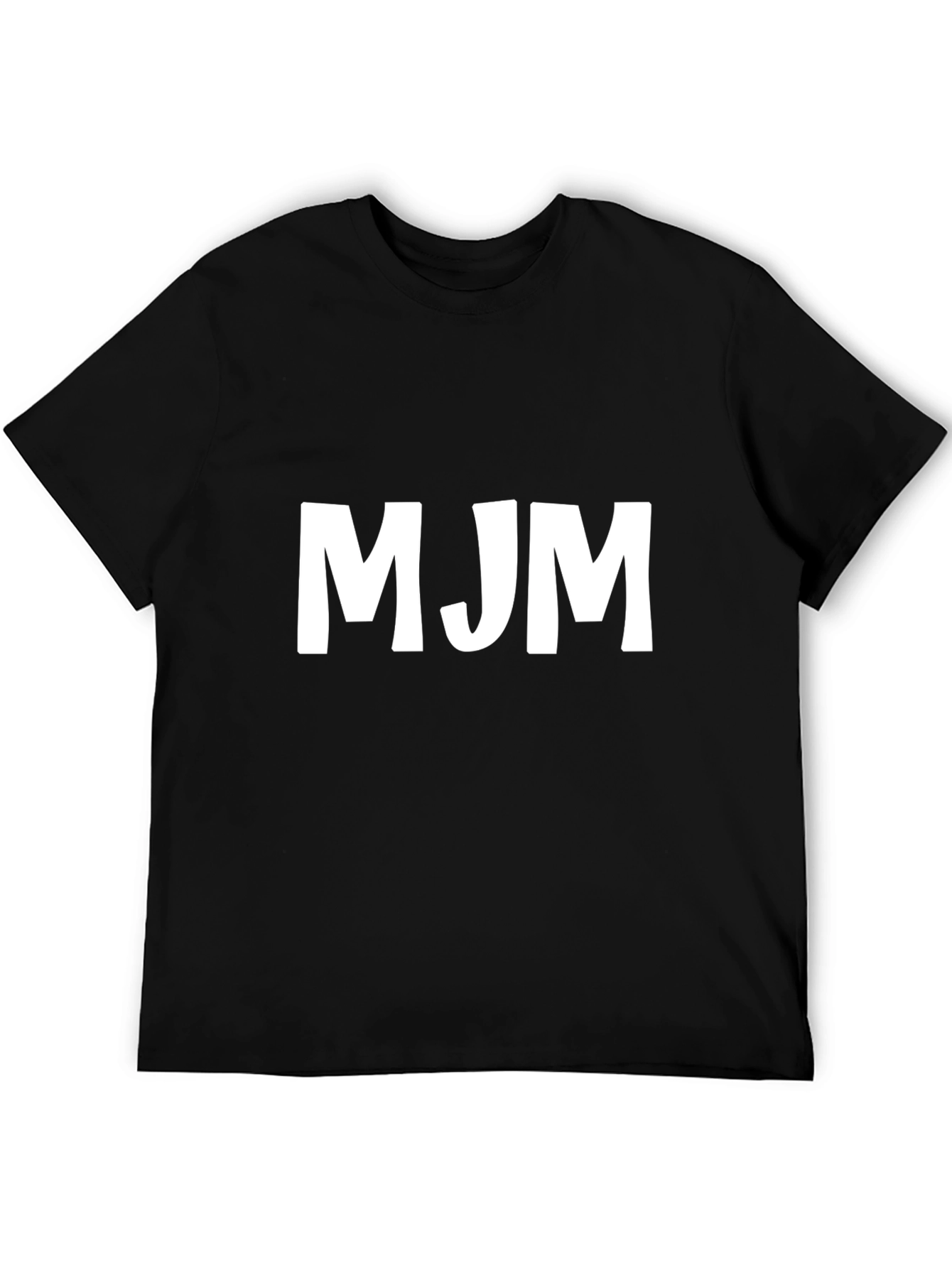 MJM Letter Print Casual T-Shirt