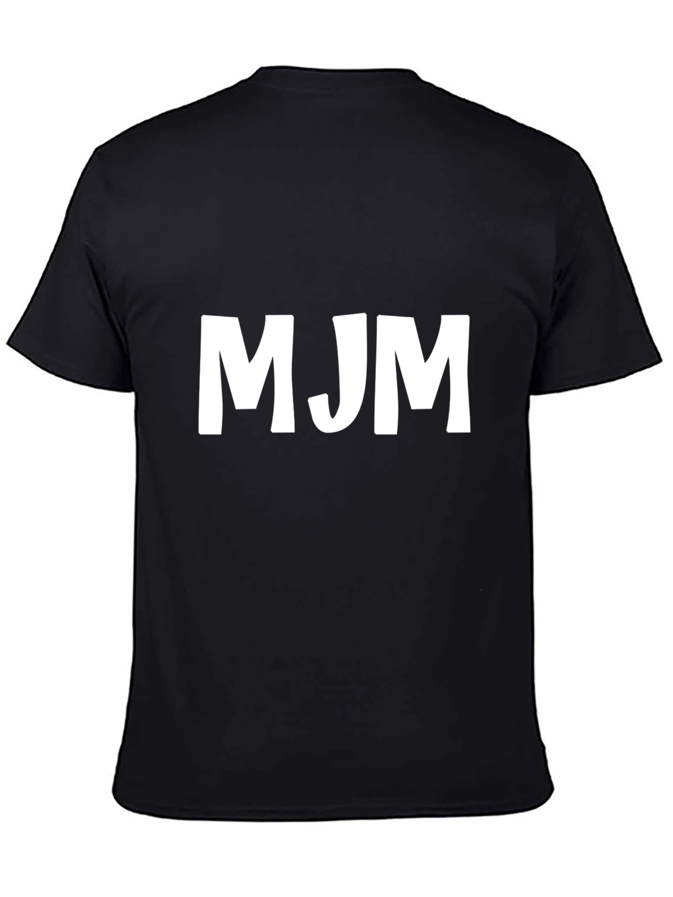 MJM Letter Print Casual T-Shirt