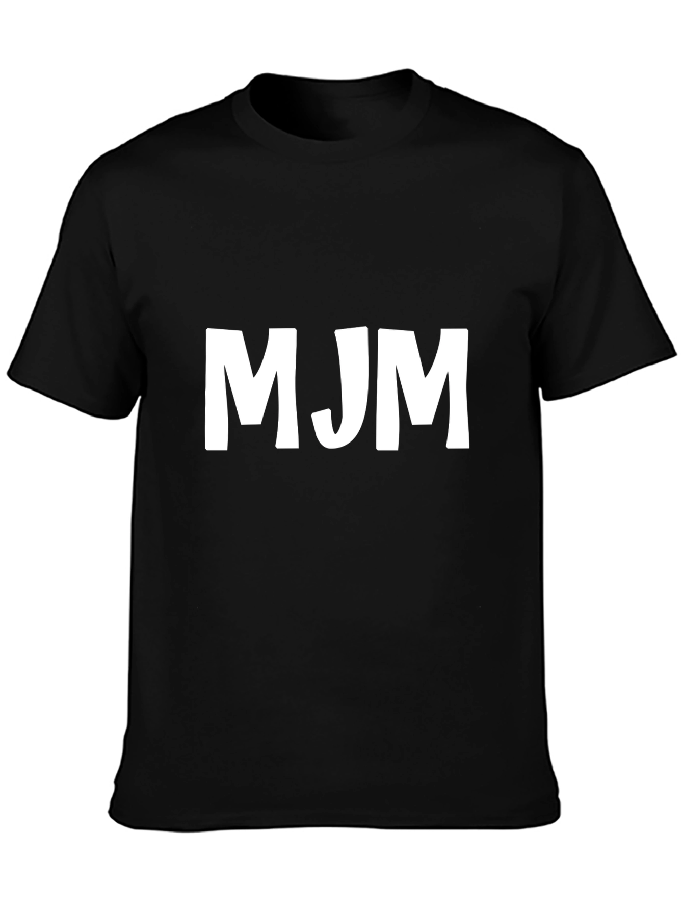 MJM Letter Print Casual T-Shirt