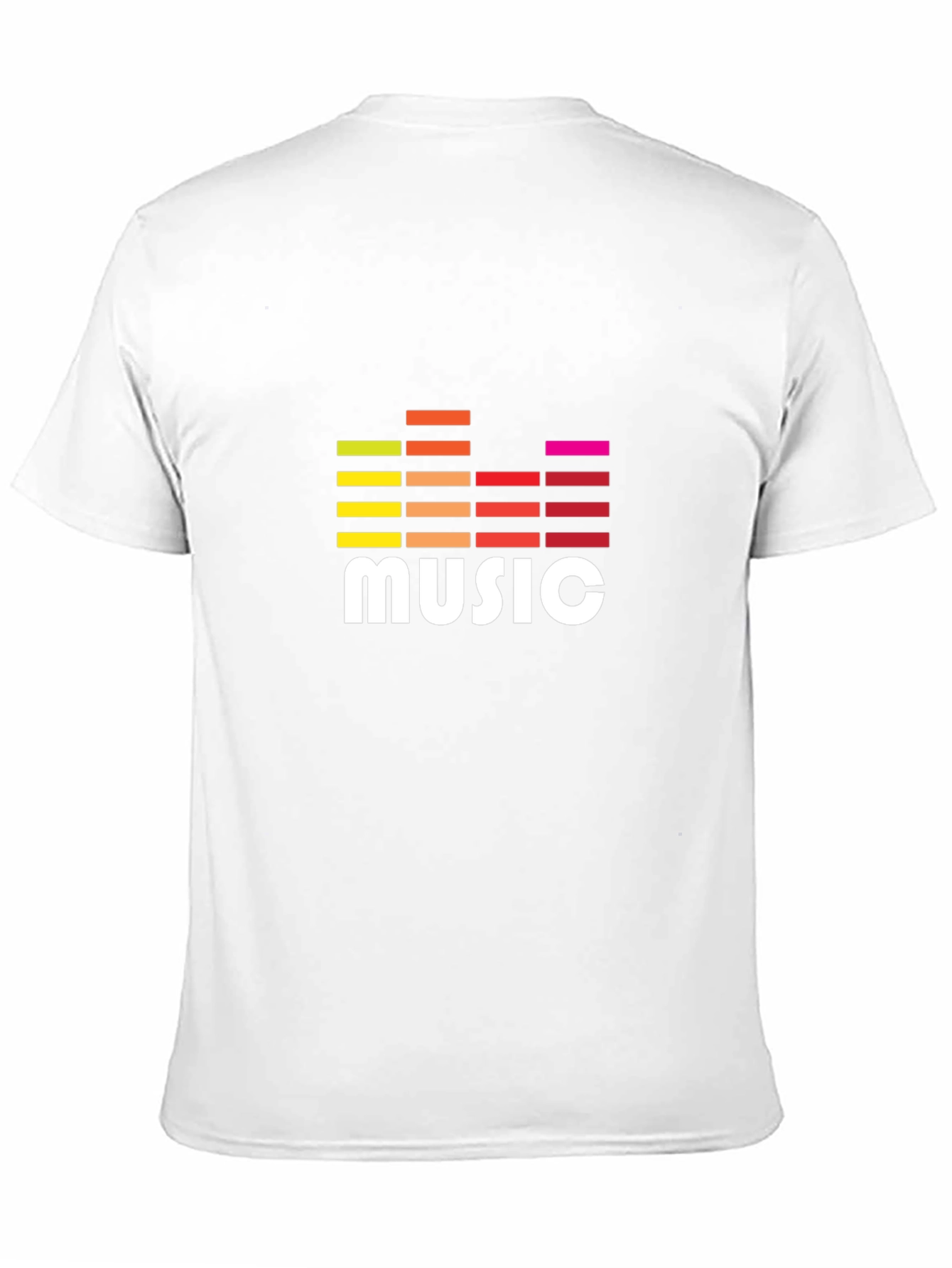 Music Graphic Tee - Trendy Sound Wave Design
