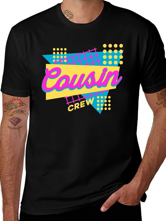 Cousin Crew T-Shirt - 80s Retro Style