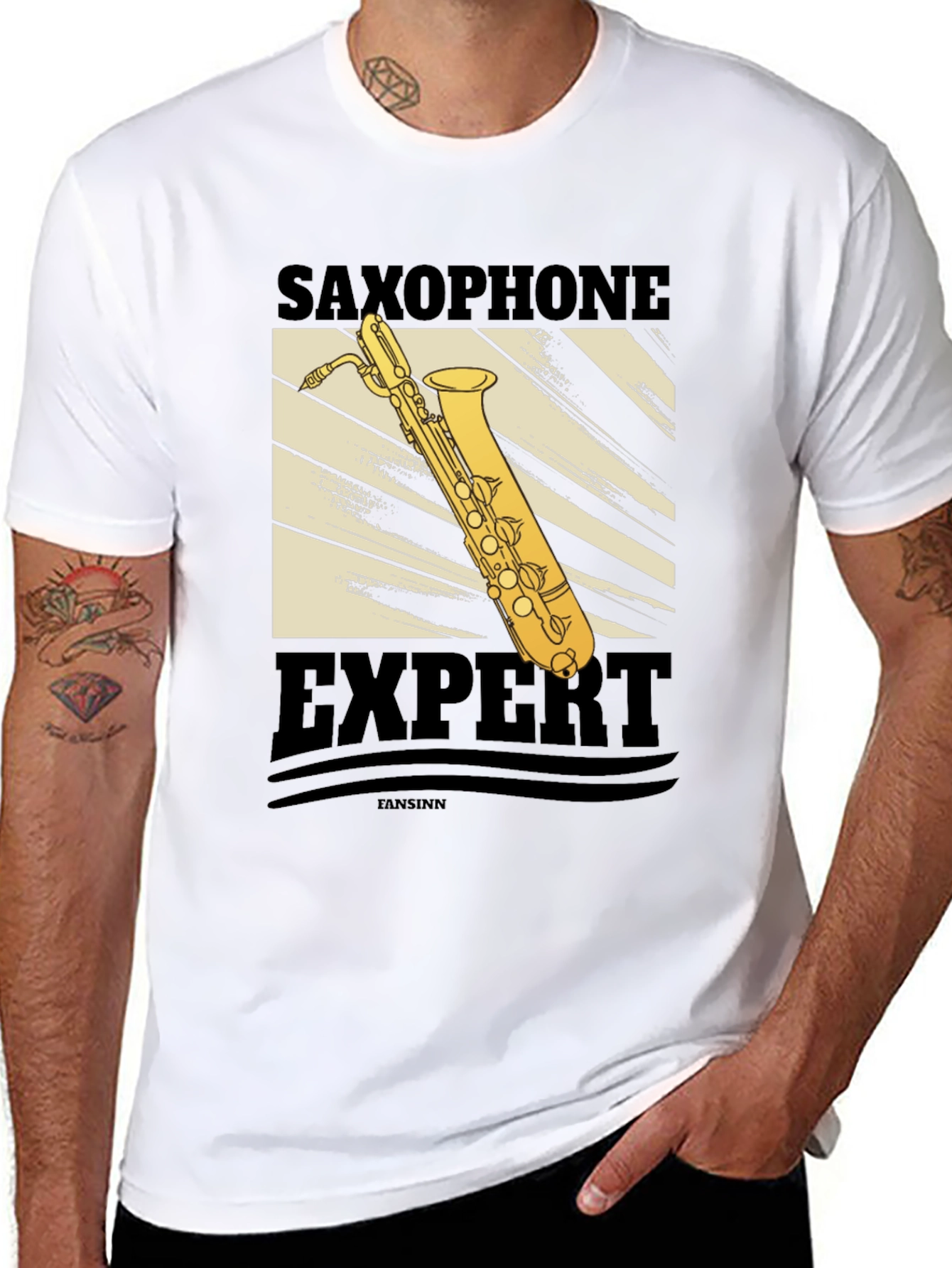 Saxophone Expert Graphic T-Shirt