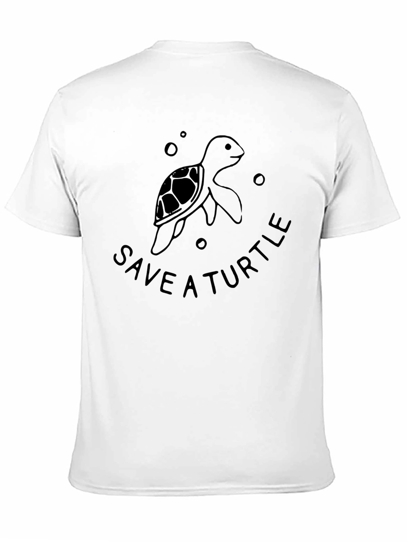 Save a Turtle Black Graphic Tee