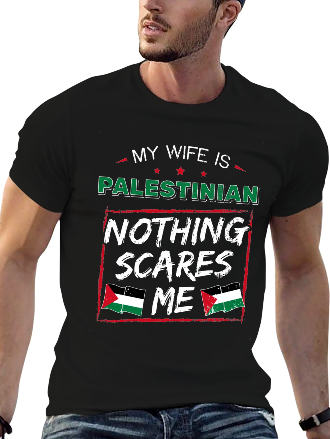 My Wife is Palestinian Mens T-Shirt