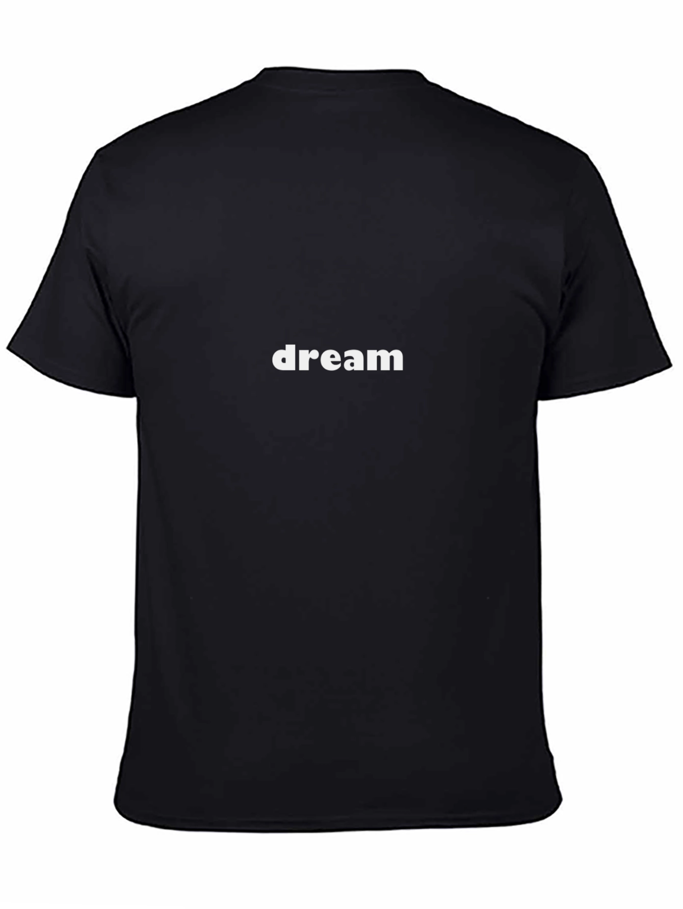 Dream Text T-Shirt Black