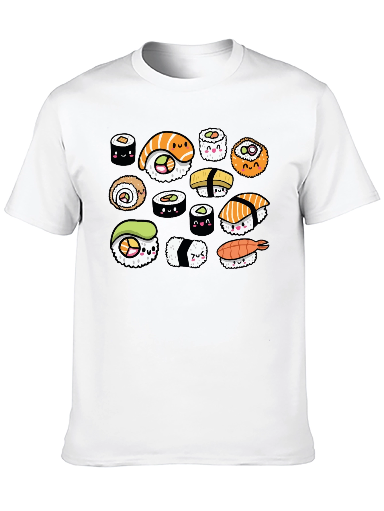 Sushi Lover T-Shirt - Cute Kawaii Design