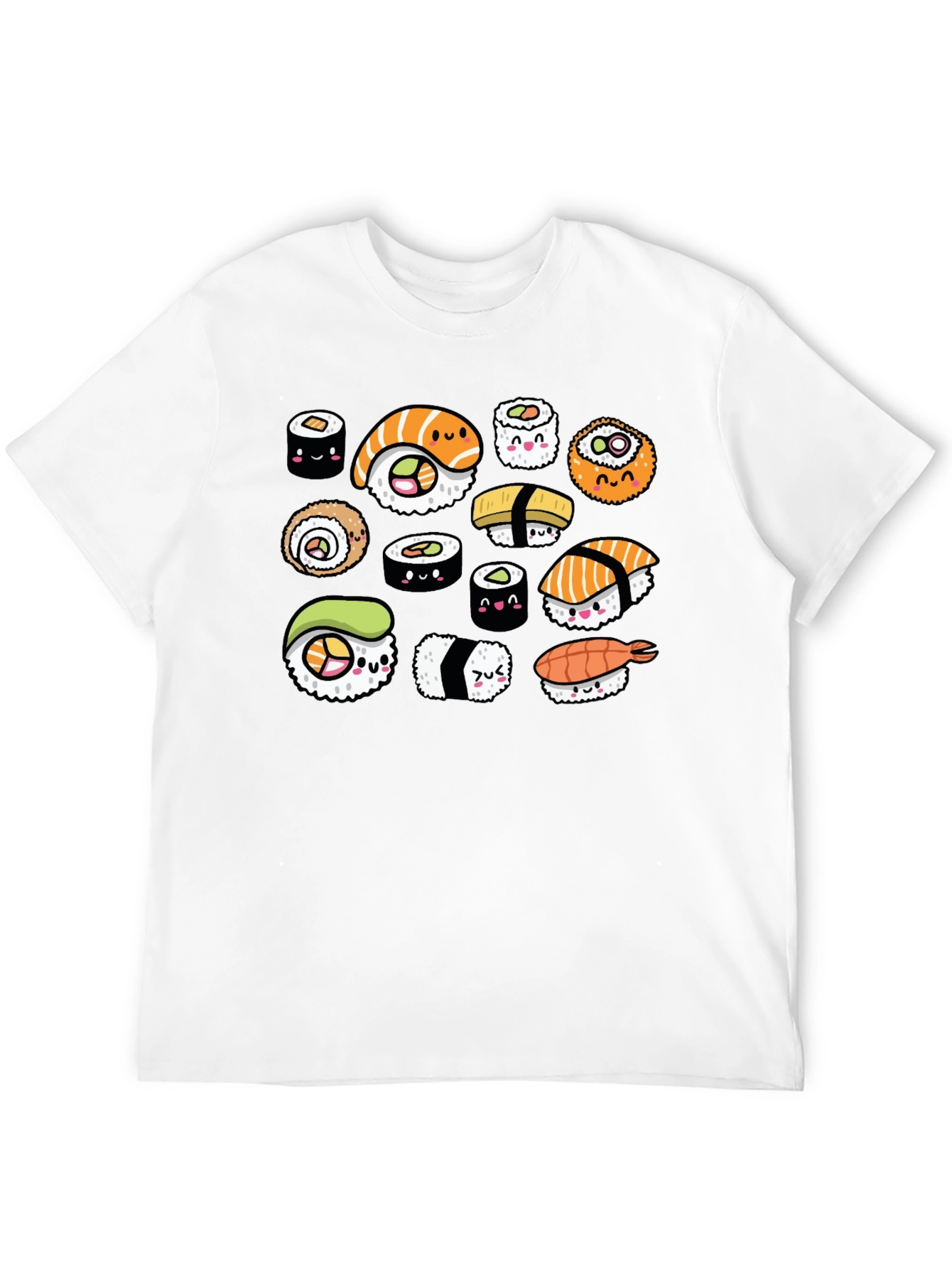 Sushi Lover T-Shirt - Cute Kawaii Design