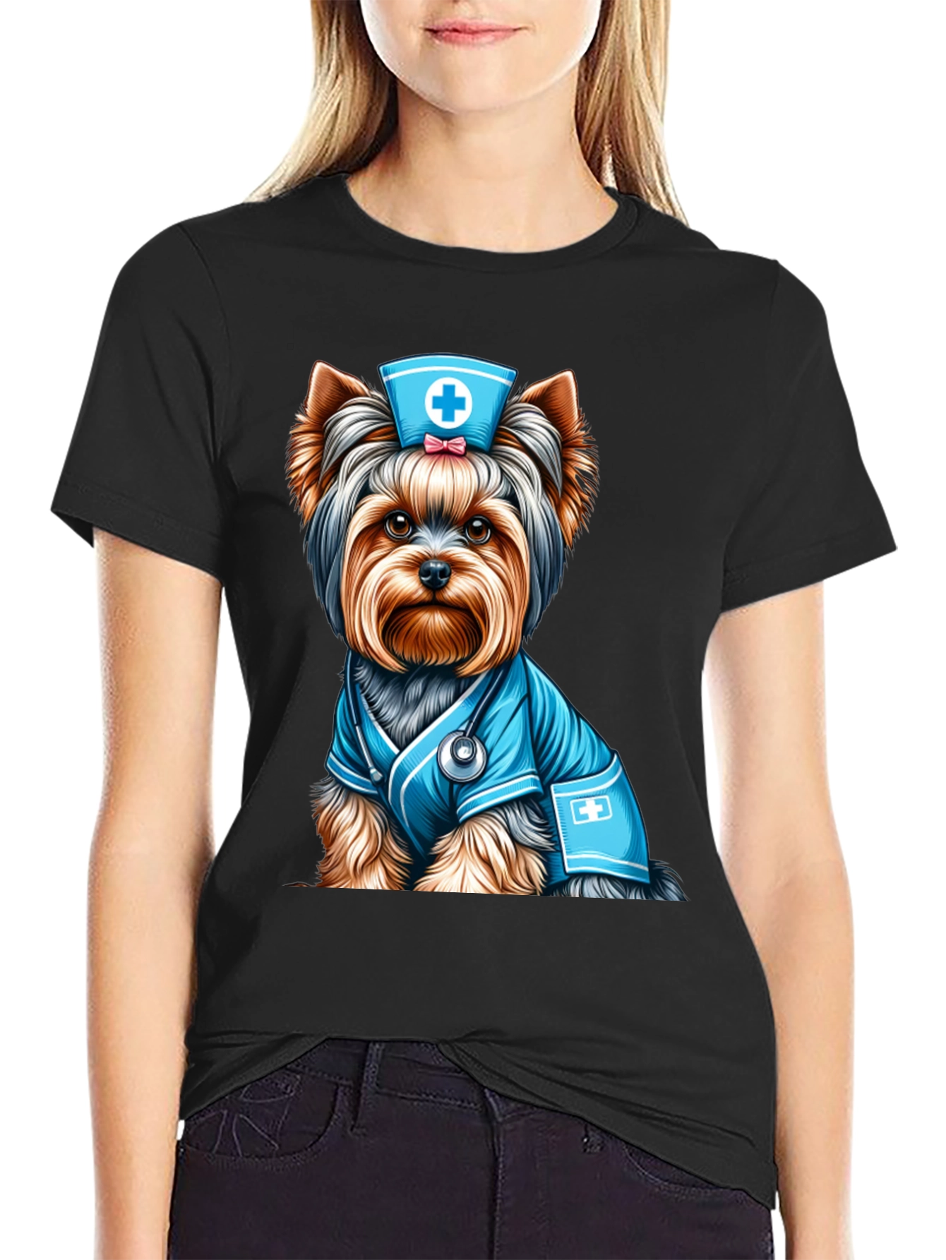 Nurse Dog T-Shirt - Cute Animal Lover Apparel