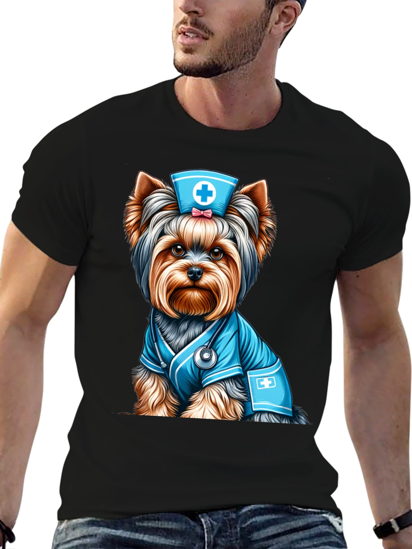 Nurse Dog T-Shirt - Cute Animal Lover Apparel